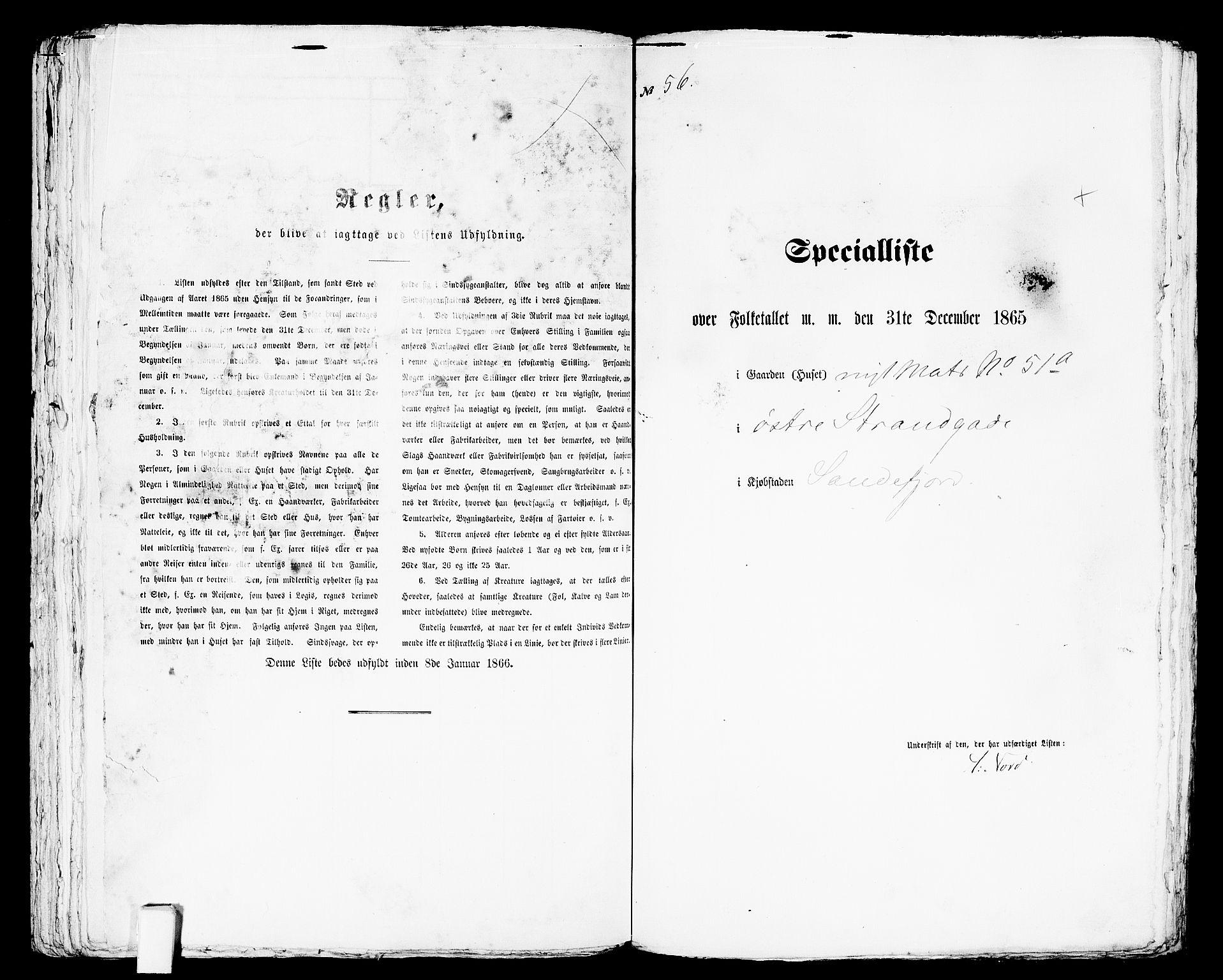 RA, Folketelling 1865 for 0706B Sandeherred prestegjeld, Sandefjord kjøpstad, 1865, s. 119