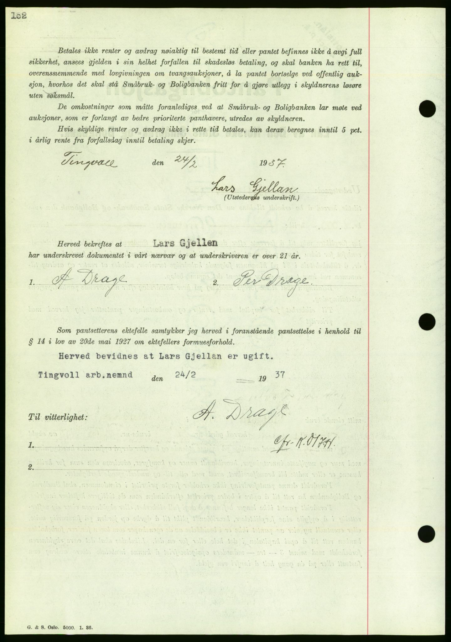 Nordmøre sorenskriveri, AV/SAT-A-4132/1/2/2Ca/L0091: Pantebok nr. B81, 1937-1937, Dagboknr: 747/1937