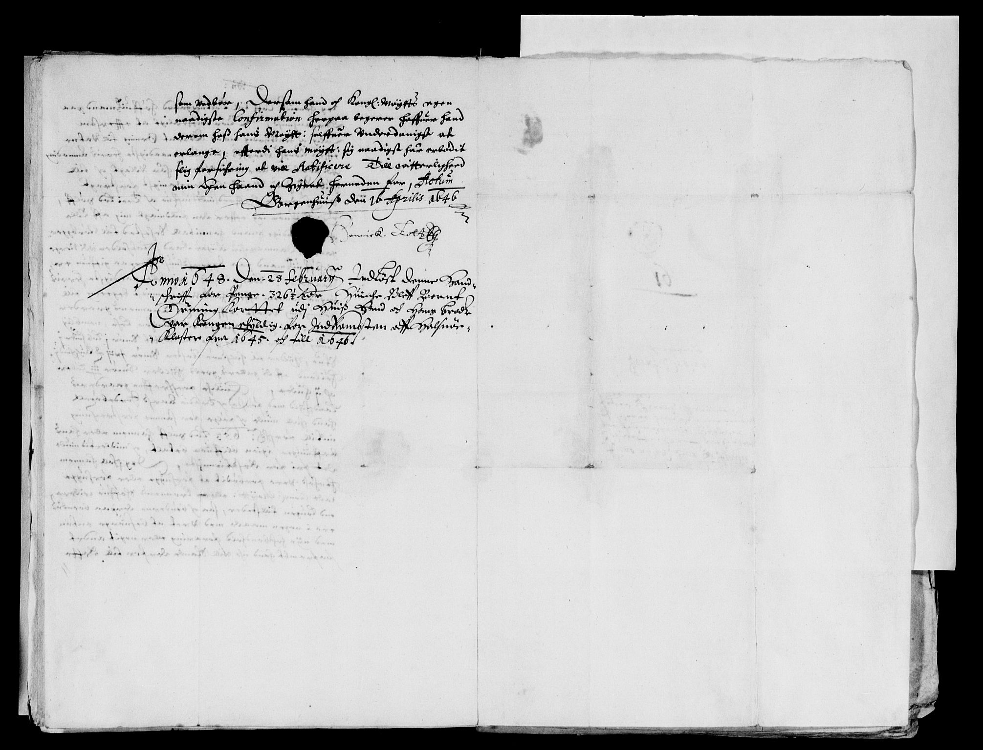 Rentekammeret inntil 1814, Reviderte regnskaper, Lensregnskaper, AV/RA-EA-5023/R/Rb/Rbu/L0006: Hardanger og Halsnøy kloster len, 1636-1658