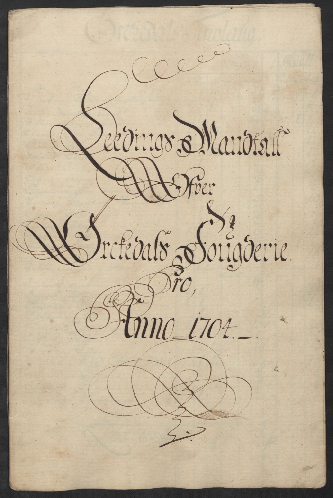 Rentekammeret inntil 1814, Reviderte regnskaper, Fogderegnskap, AV/RA-EA-4092/R60/L3954: Fogderegnskap Orkdal og Gauldal, 1704, s. 157