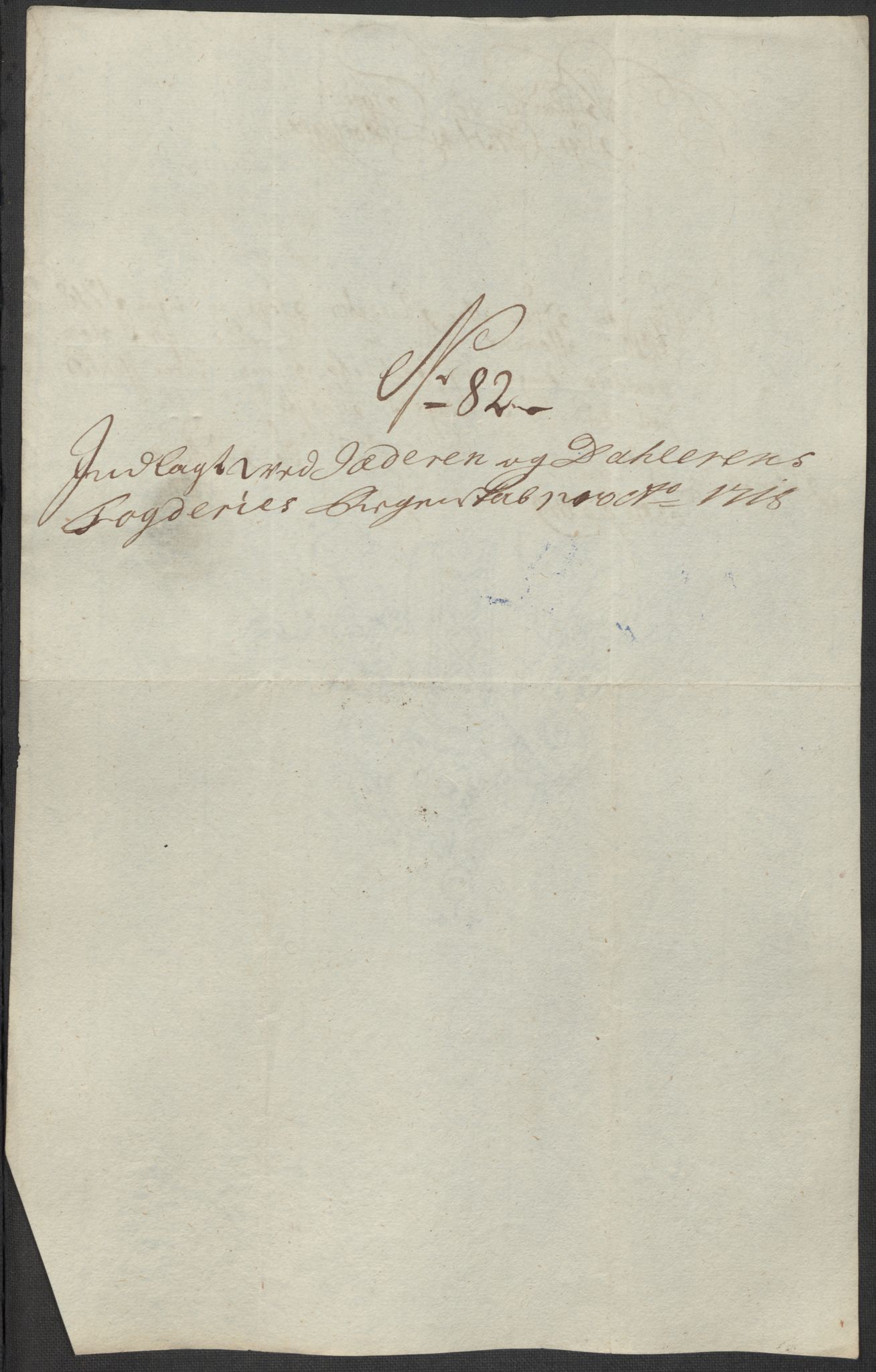 Rentekammeret inntil 1814, Reviderte regnskaper, Fogderegnskap, AV/RA-EA-4092/R46/L2743: Fogderegnskap Jæren og Dalane, 1718, s. 323