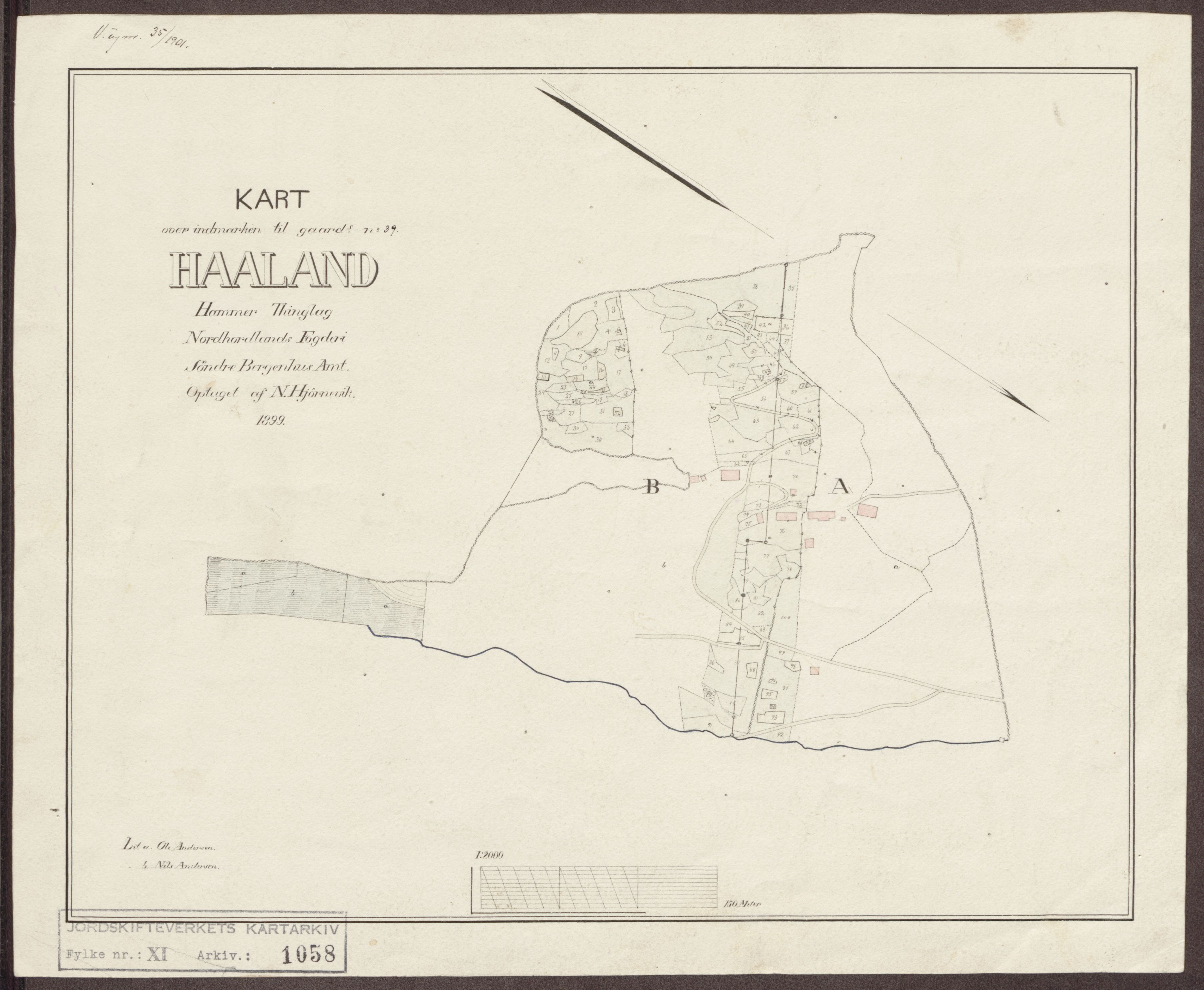 Jordskifteverkets kartarkiv, AV/RA-S-3929/T, 1859-1988, s. 1204