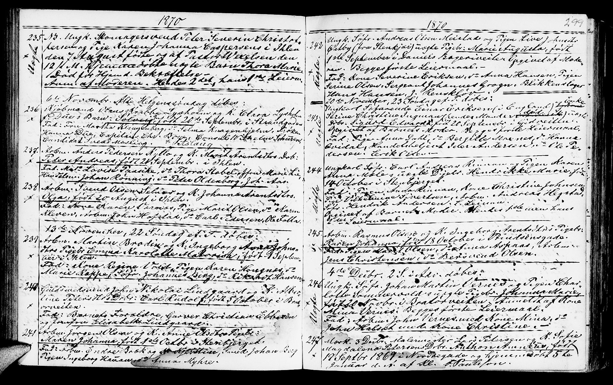 Ministerialprotokoller, klokkerbøker og fødselsregistre - Sør-Trøndelag, SAT/A-1456/602/L0140: Klokkerbok nr. 602C08, 1864-1872, s. 298-299