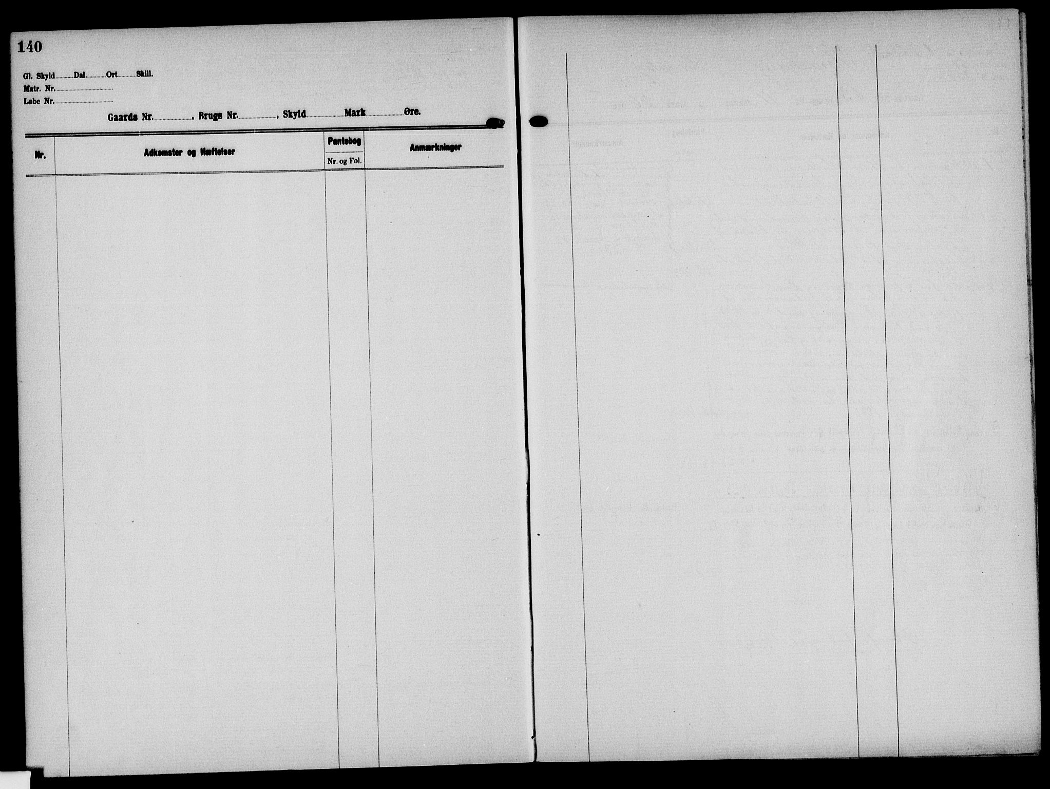 Solør tingrett, AV/SAH-TING-008/H/Ha/Hak/L0005: Panteregister nr. V, 1900-1935, s. 140