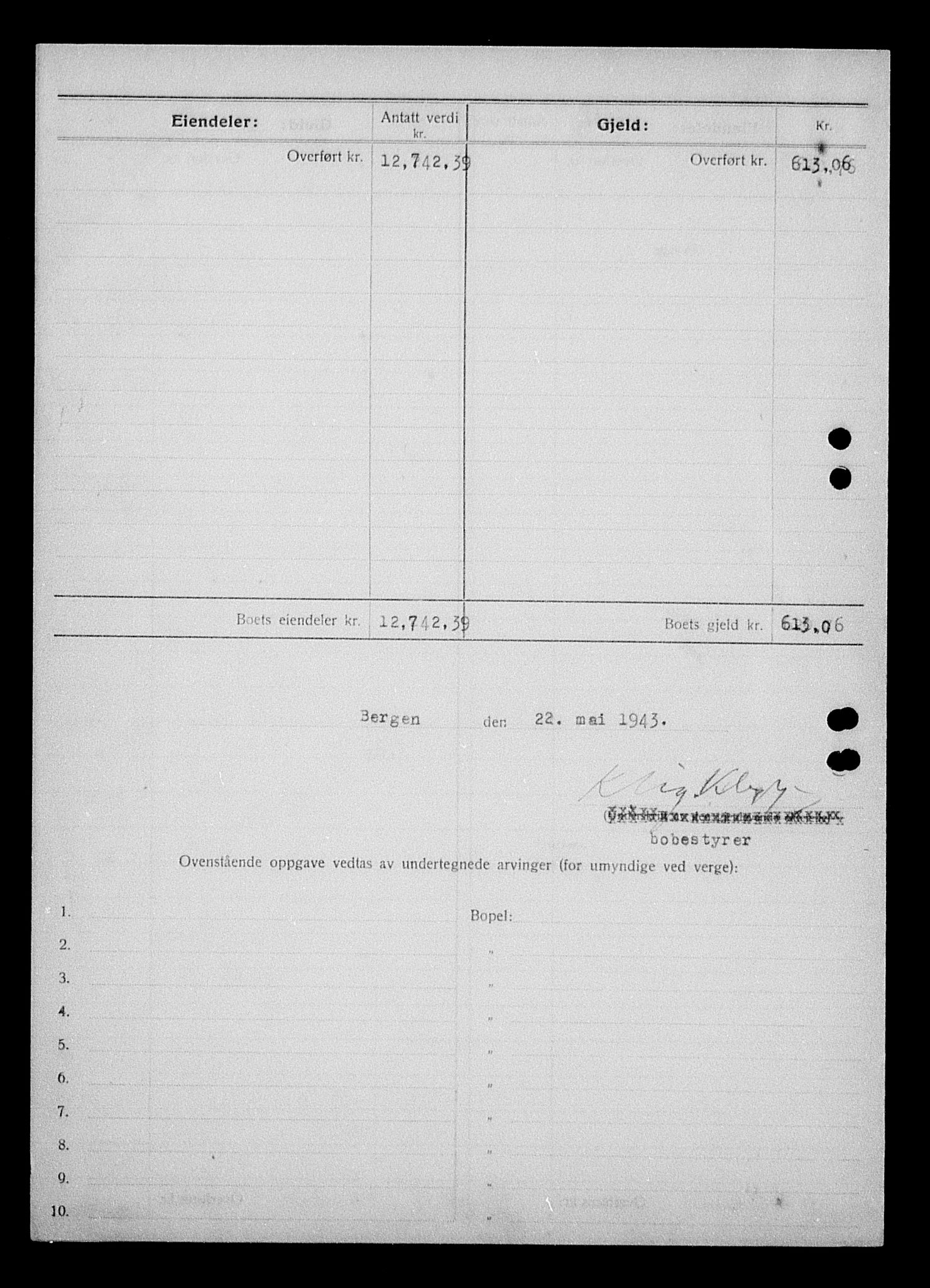 Justisdepartementet, Tilbakeføringskontoret for inndratte formuer, RA/S-1564/H/Hc/Hcd/L0990: --, 1945-1947, s. 458