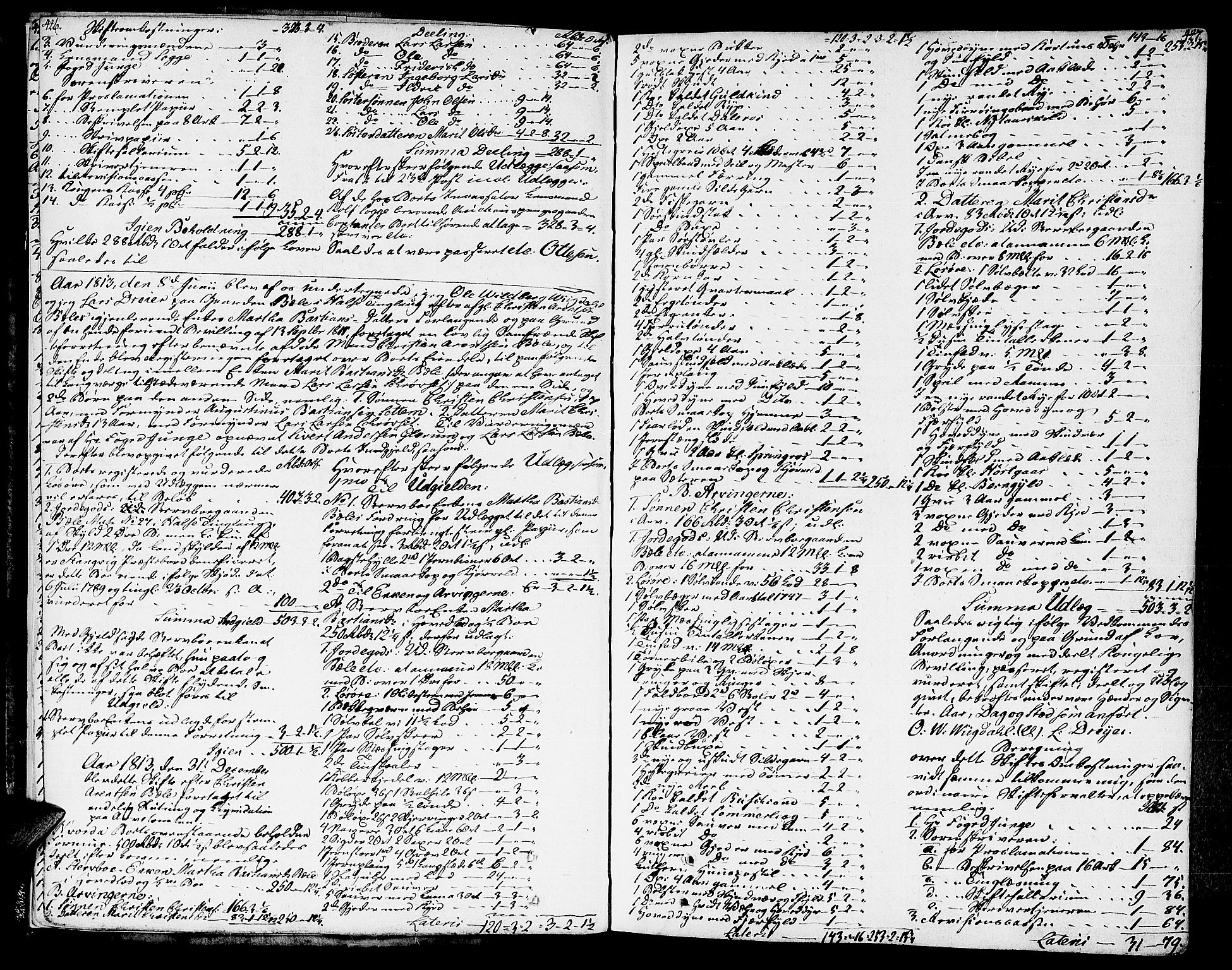 Nordmøre sorenskriveri, AV/SAT-A-4132/1/3/3A/L0025: Skifteprotokoll nr. 23, 1813-1817, s. 426-427