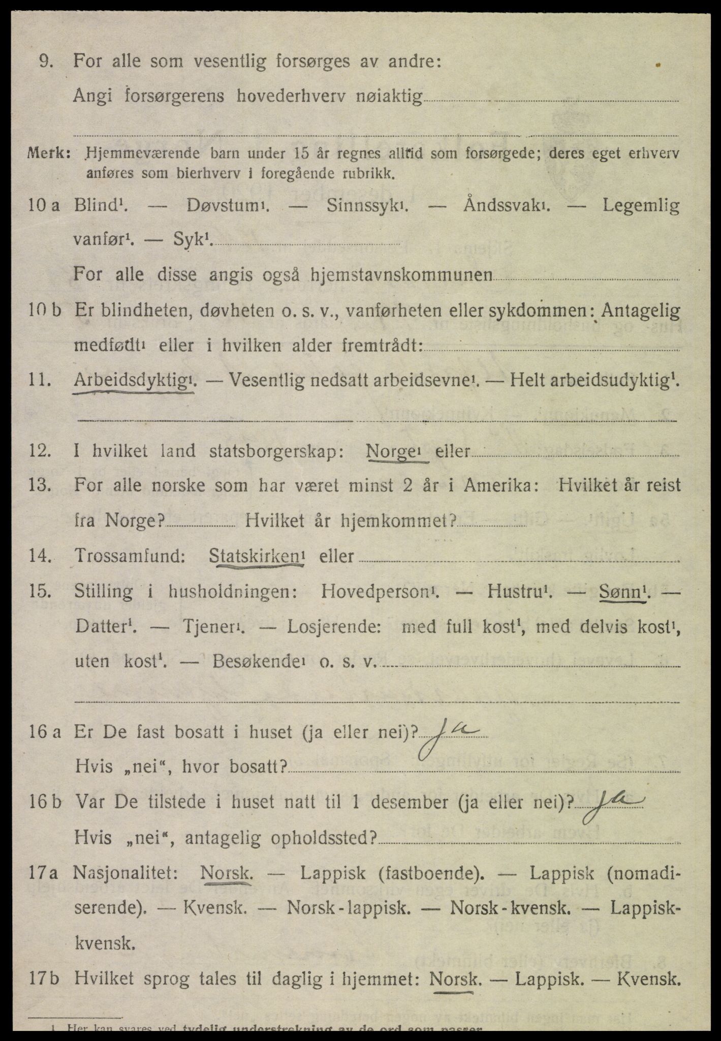 SAT, Folketelling 1920 for 1736 Snåsa herred, 1920, s. 3415
