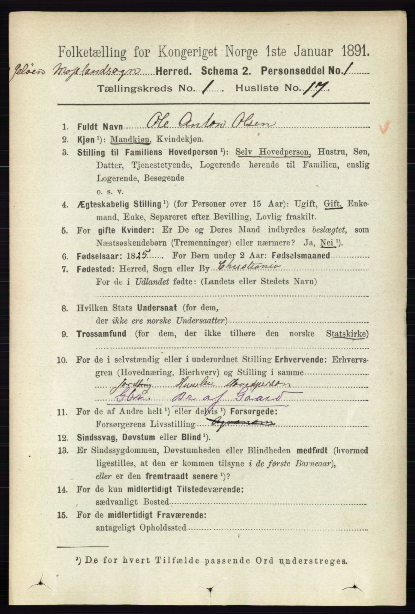 RA, Folketelling 1891 for 0194 Moss herred, 1891, s. 337