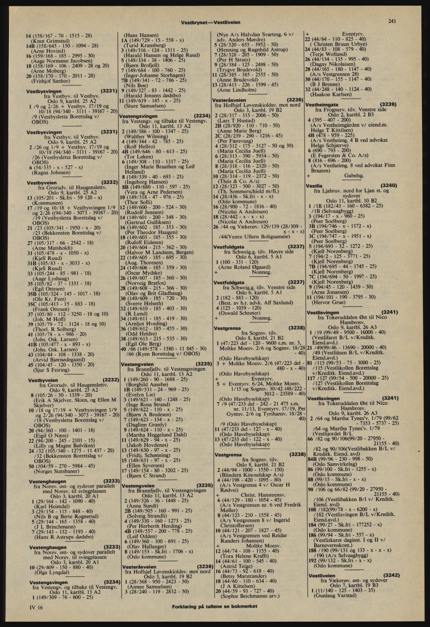 Kristiania/Oslo adressebok, PUBL/-, 1978-1979, s. 241