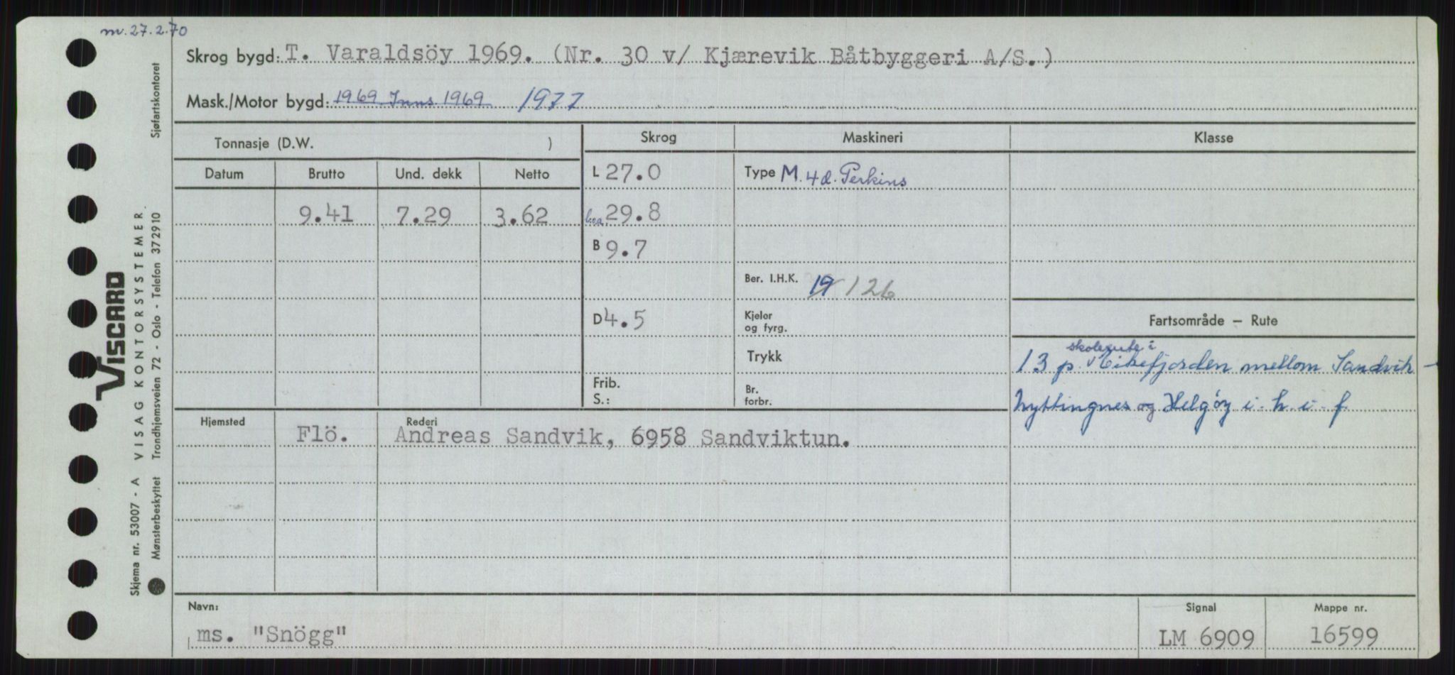 Sjøfartsdirektoratet med forløpere, Skipsmålingen, RA/S-1627/H/Ha/L0005/0002: Fartøy, S-Sven / Fartøy, Skjo-Sven, s. 141