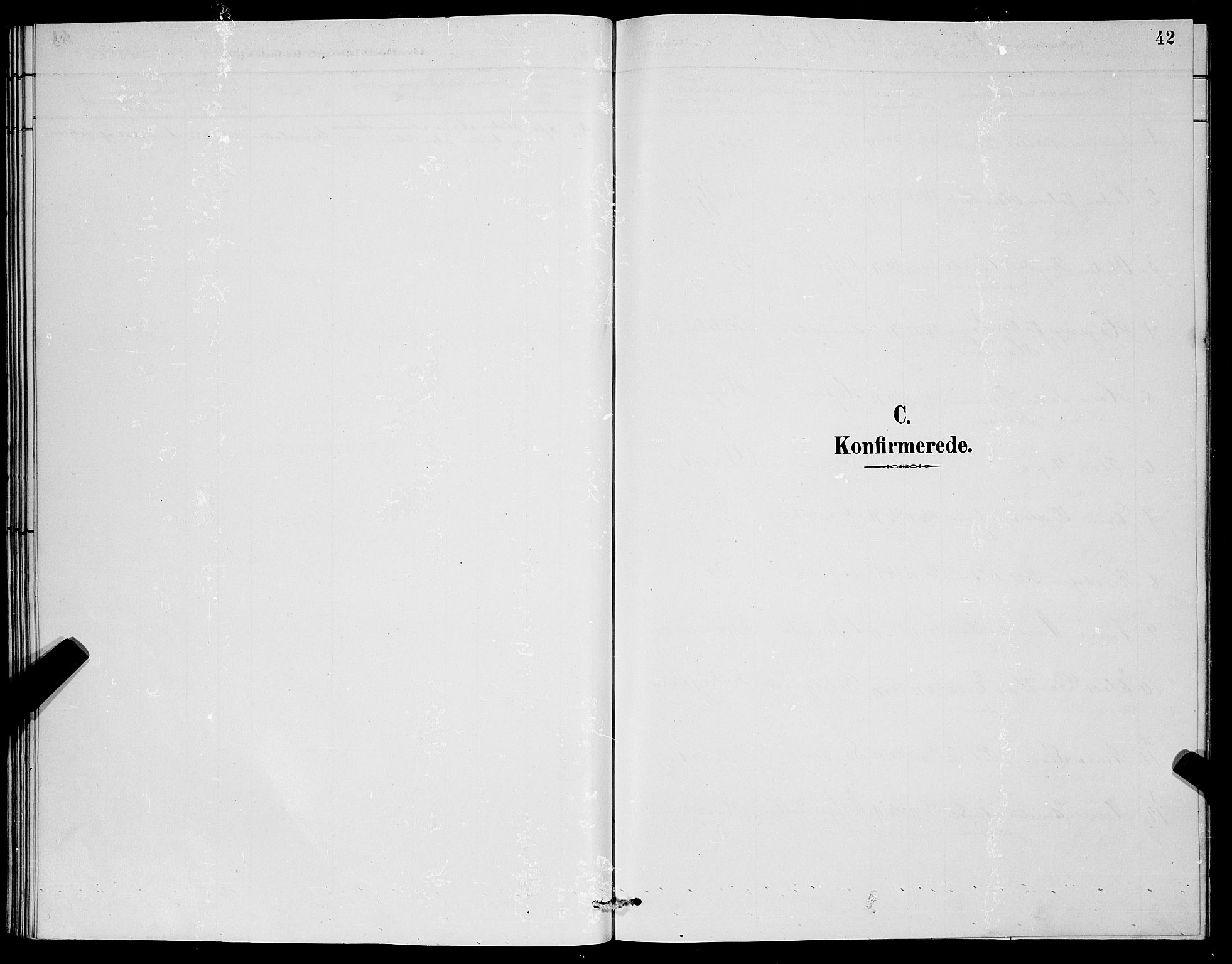 Berg sokneprestkontor, SATØ/S-1318/G/Ga/Gab/L0004klokker: Klokkerbok nr. 4, 1887-1897, s. 42