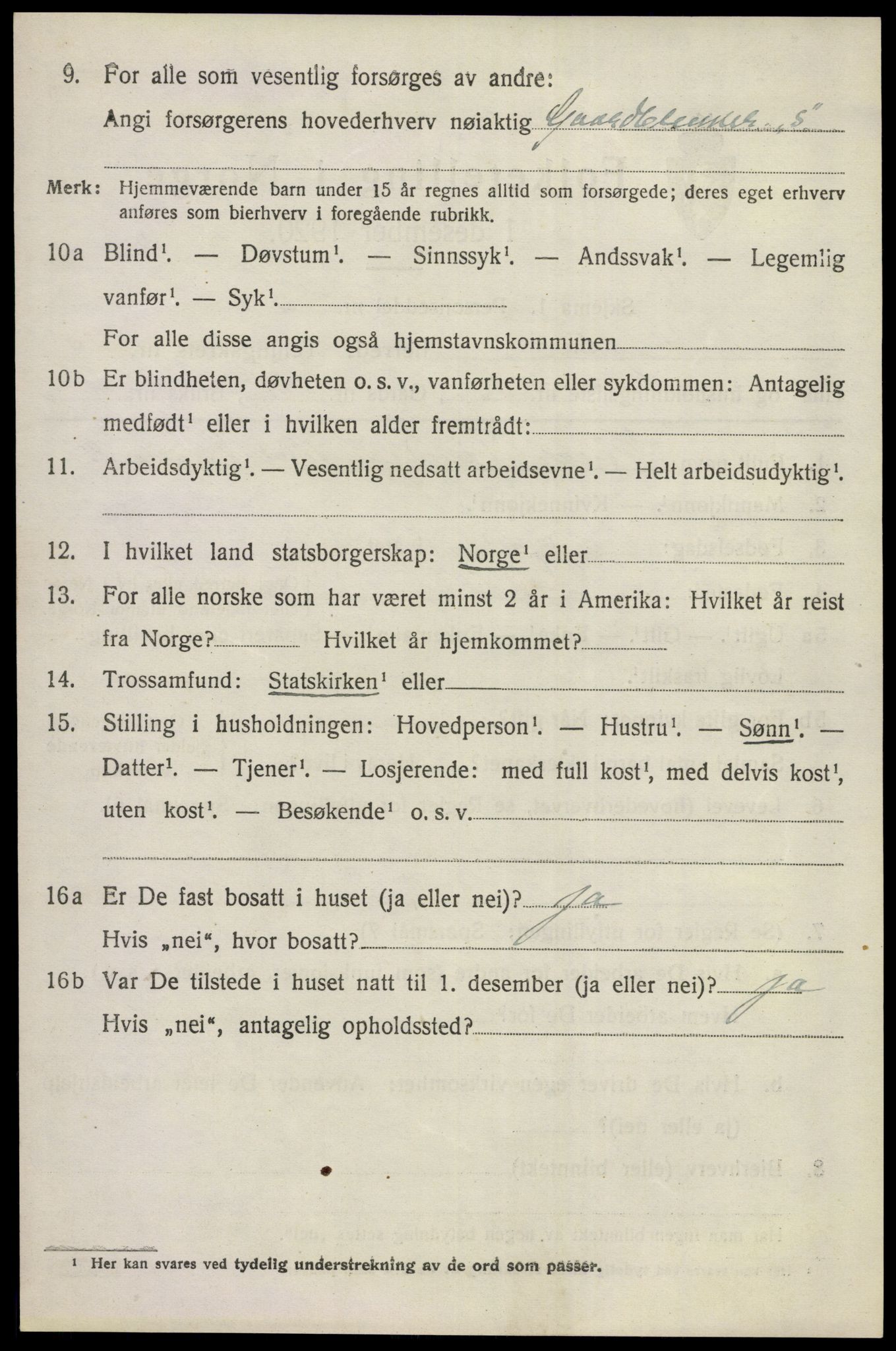 SAKO, Folketelling 1920 for 0621 Sigdal herred, 1920, s. 7055