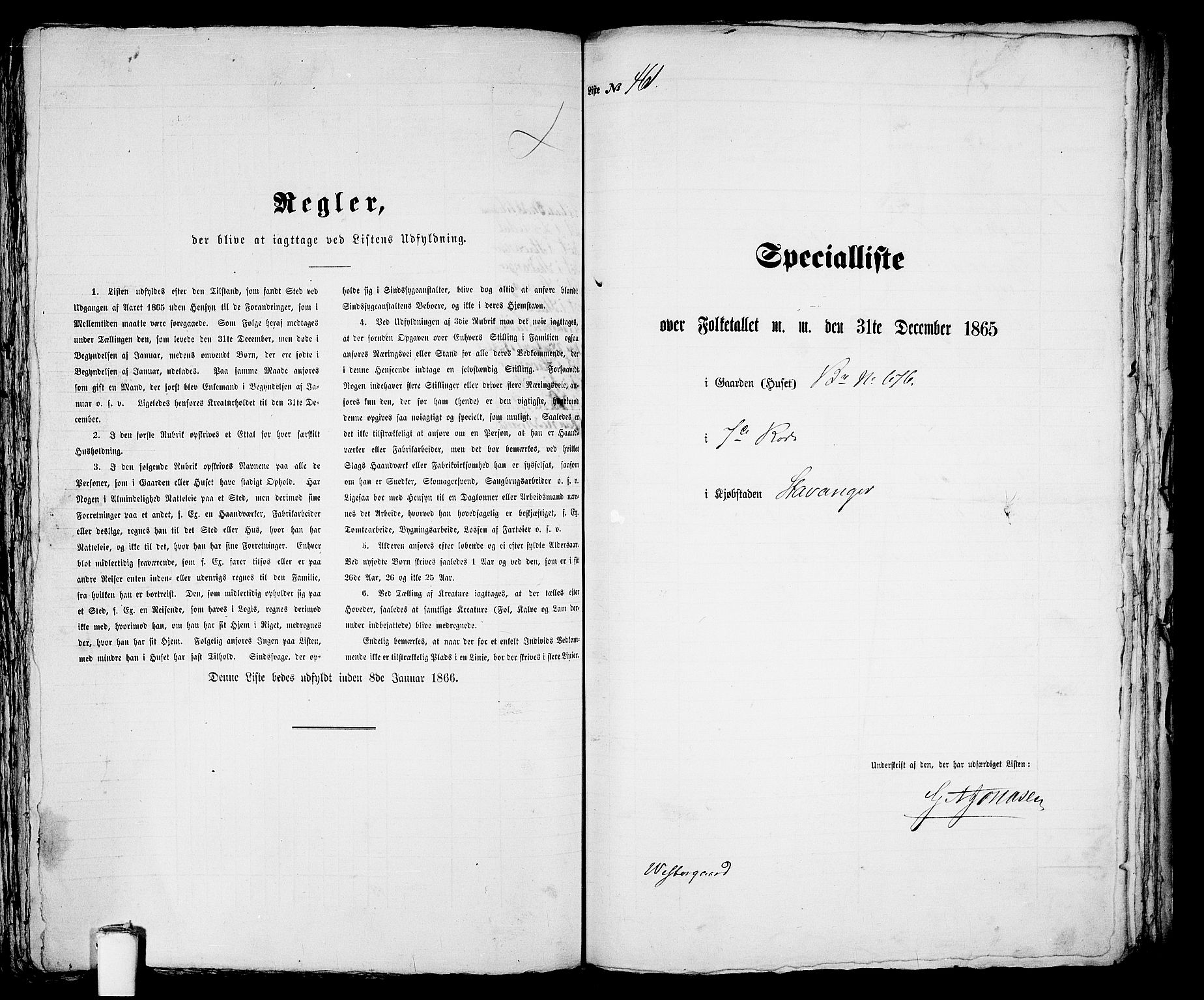 RA, Folketelling 1865 for 1103 Stavanger kjøpstad, 1865, s. 951