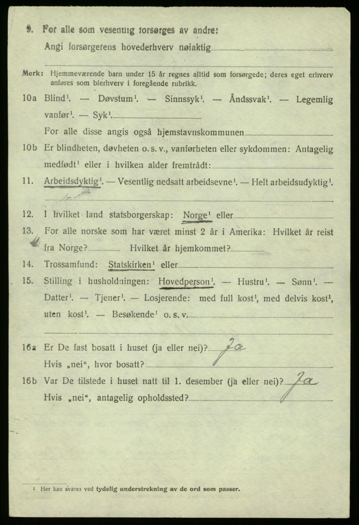 SAB, Folketelling 1920 for 1266 Masfjorden herred, 1920, s. 3404
