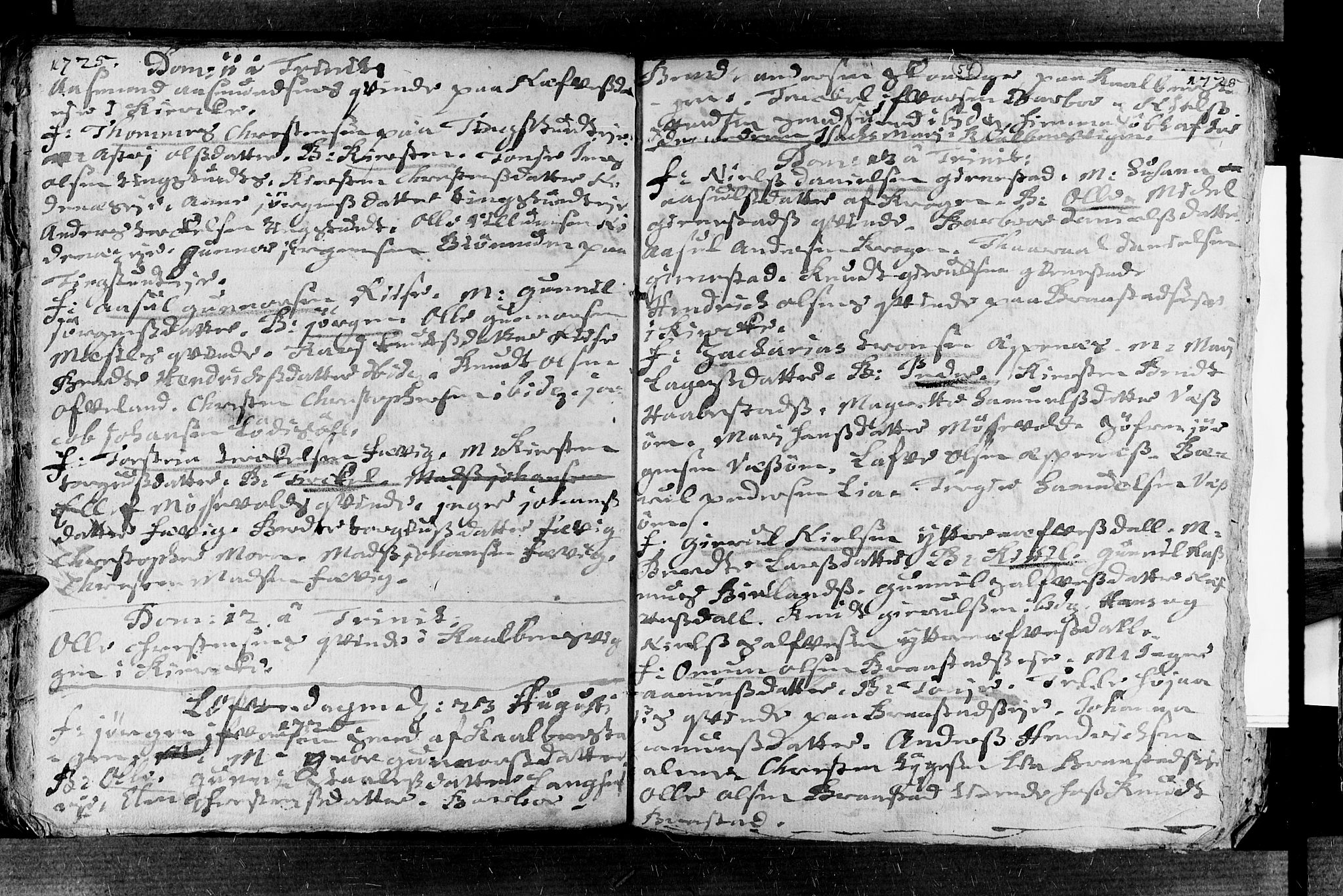 Øyestad sokneprestkontor, AV/SAK-1111-0049/F/Fa/L0003: Ministerialbok nr. A 3, 1722-1730, s. 54