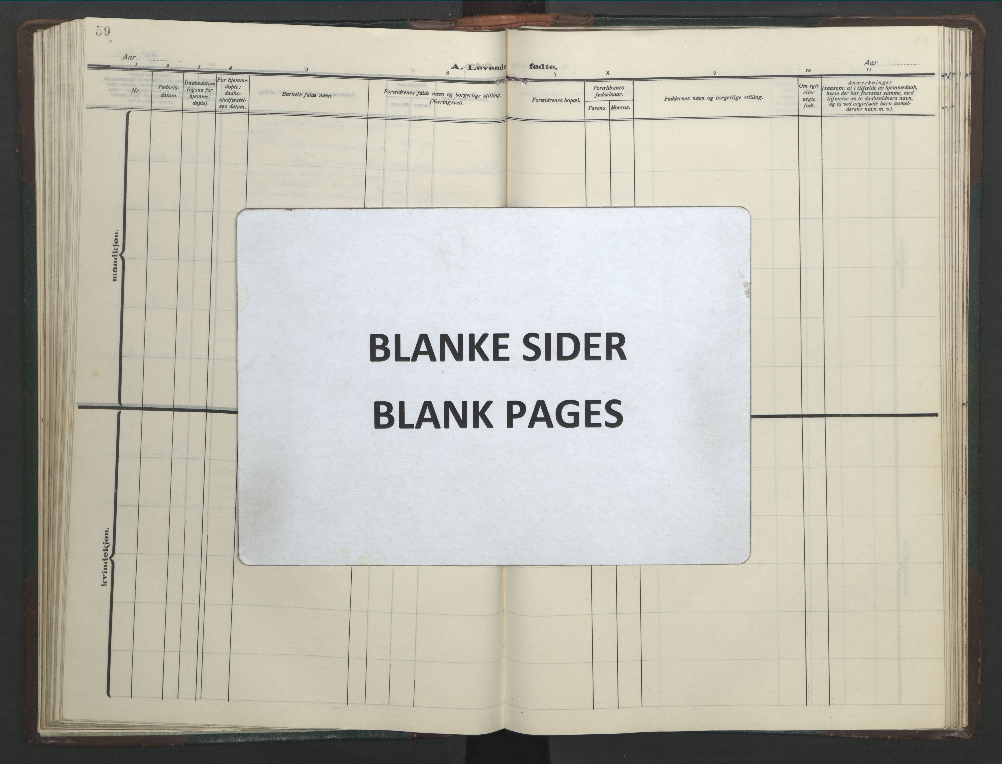Ministerialprotokoller, klokkerbøker og fødselsregistre - Sør-Trøndelag, AV/SAT-A-1456/682/L0947: Klokkerbok nr. 682C01, 1926-1968, s. 59