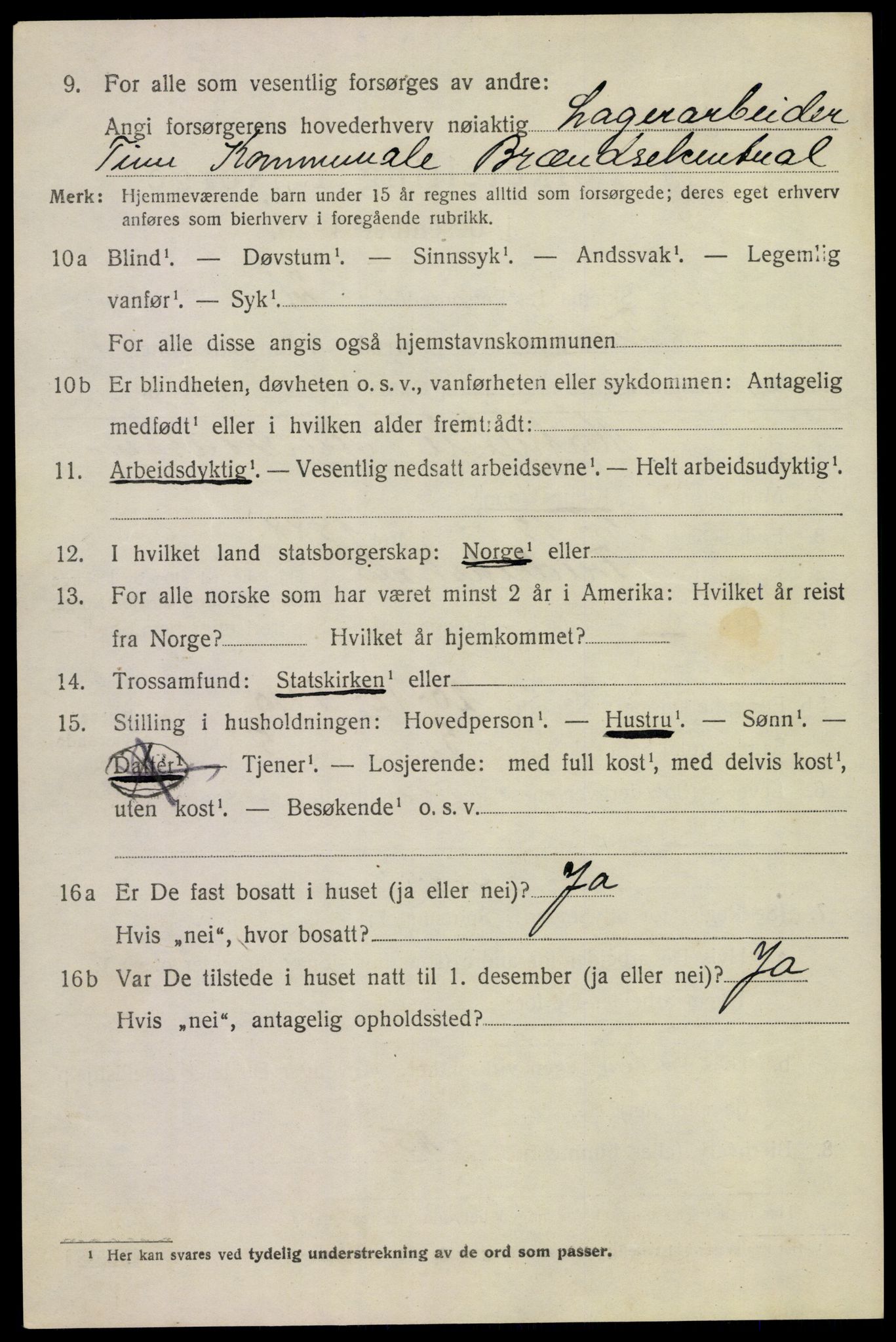 SAKO, Folketelling 1920 for 0826 Tinn herred, 1920, s. 23227