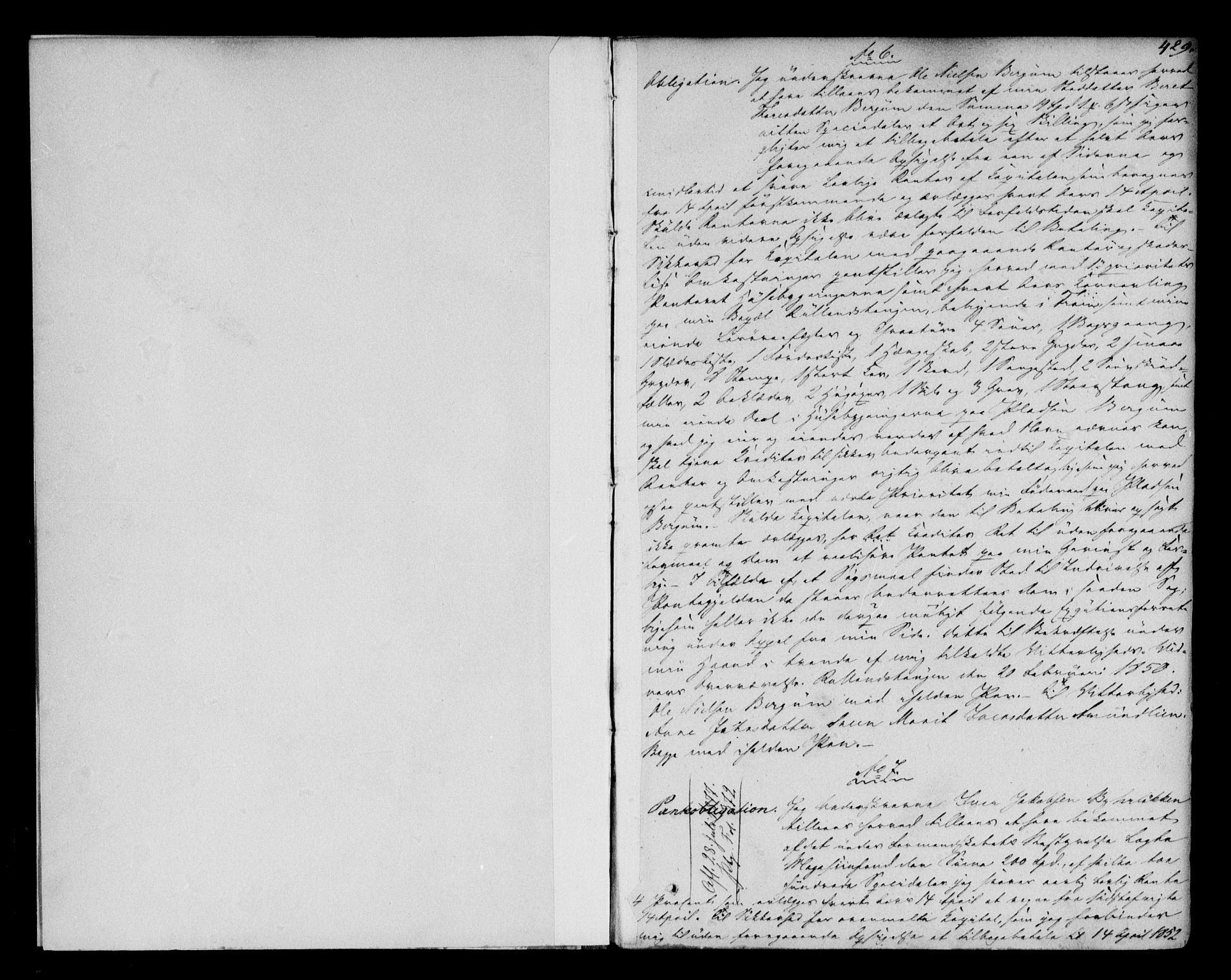 Mellom-Gudbrandsdal sorenskriveri, SAH/TING-038/H/Hb/L0002/0002: Pantebok nr. 2b, 1850-1854