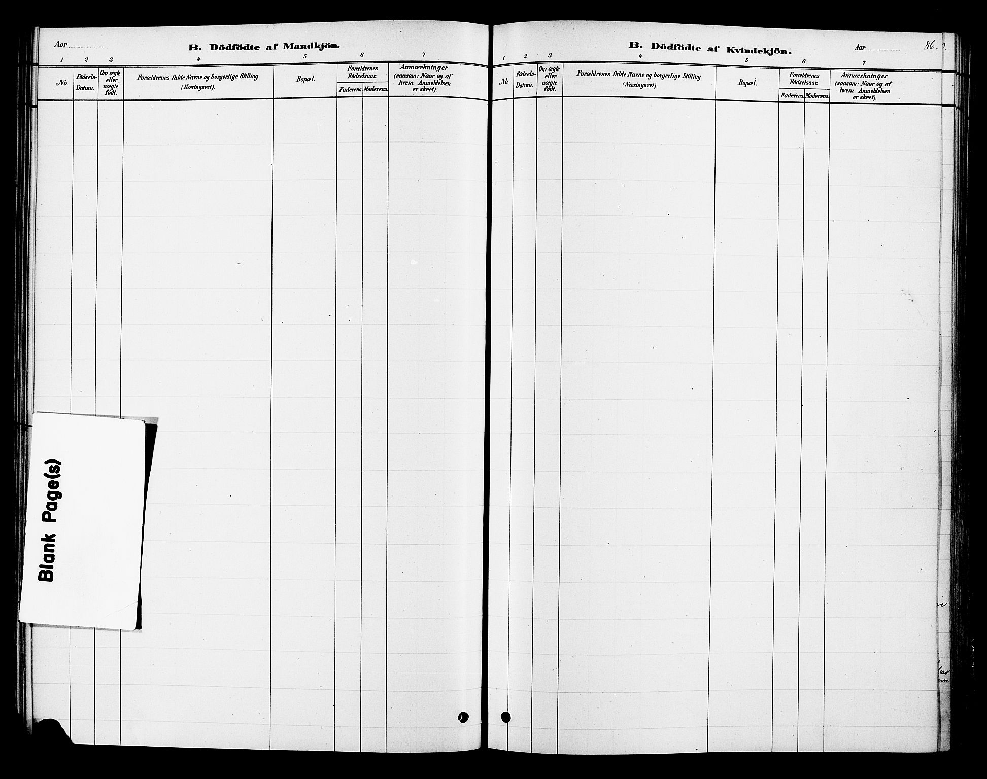 Ringsaker prestekontor, SAH/PREST-014/K/Ka/L0013: Ministerialbok nr. 13, 1879-1890, s. 86