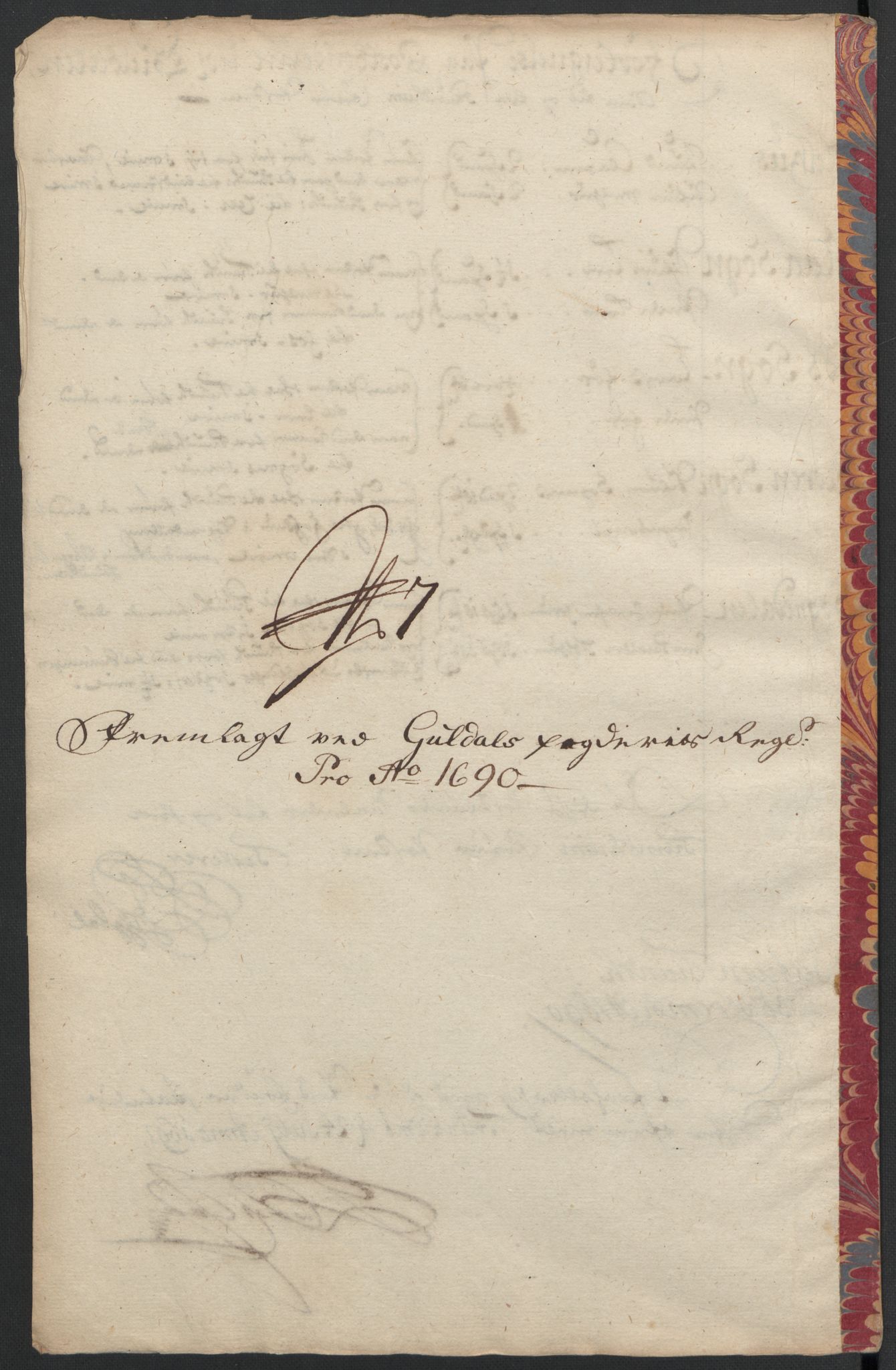 Rentekammeret inntil 1814, Reviderte regnskaper, Fogderegnskap, RA/EA-4092/R59/L3940: Fogderegnskap Gauldal, 1689-1690, s. 402