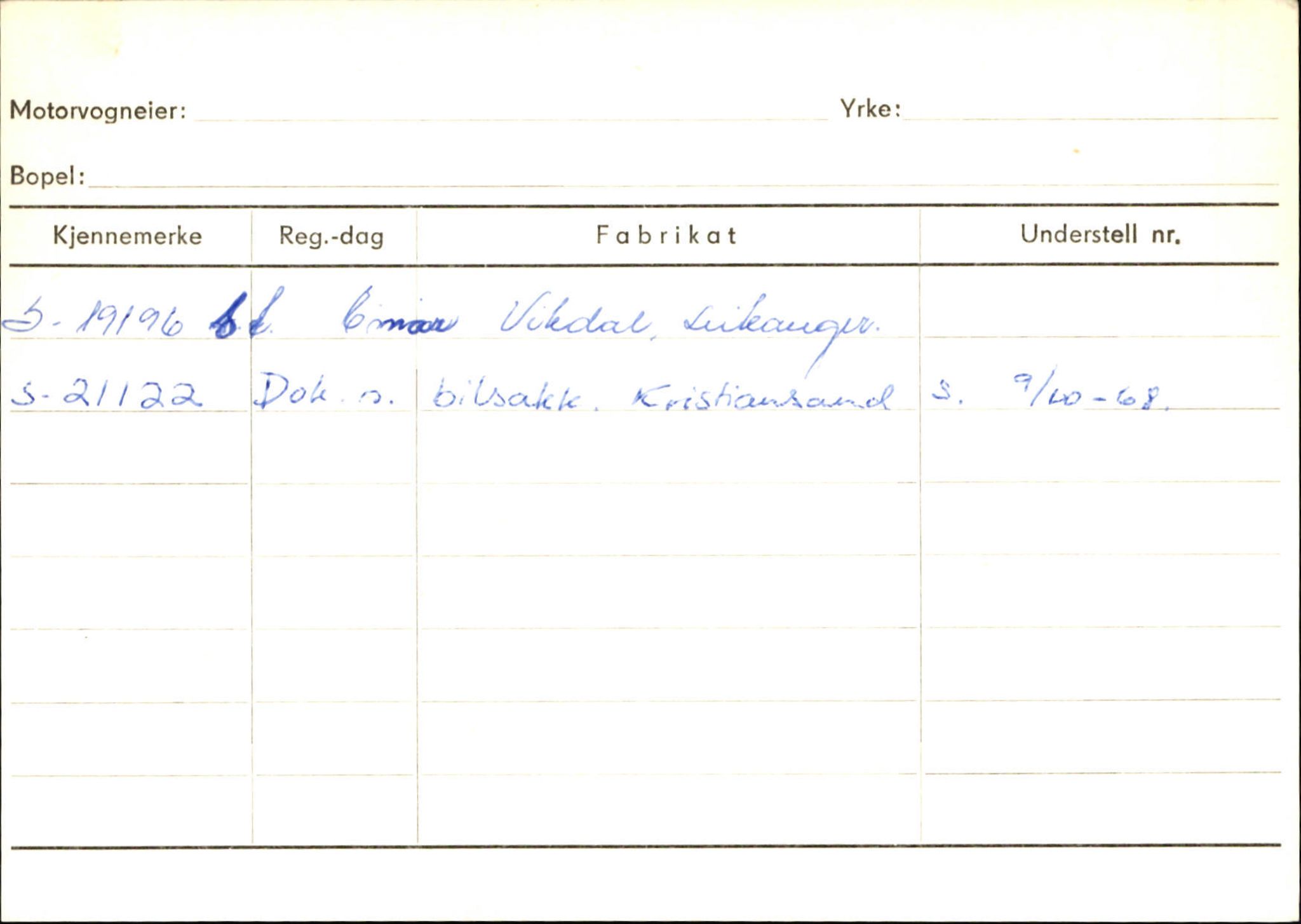 Statens vegvesen, Sogn og Fjordane vegkontor, SAB/A-5301/4/F/L0126: Eigarregister Fjaler M-Å. Leikanger A-Å, 1945-1975, s. 853