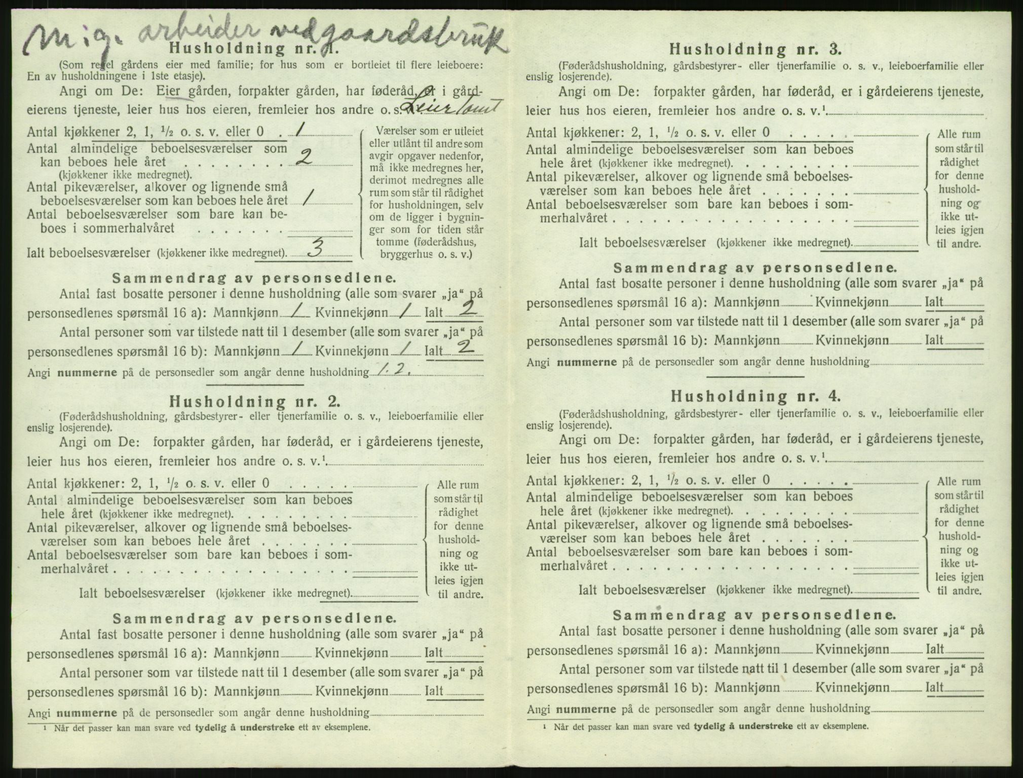 SAT, Folketelling 1920 for 1535 Vestnes herred, 1920, s. 1026