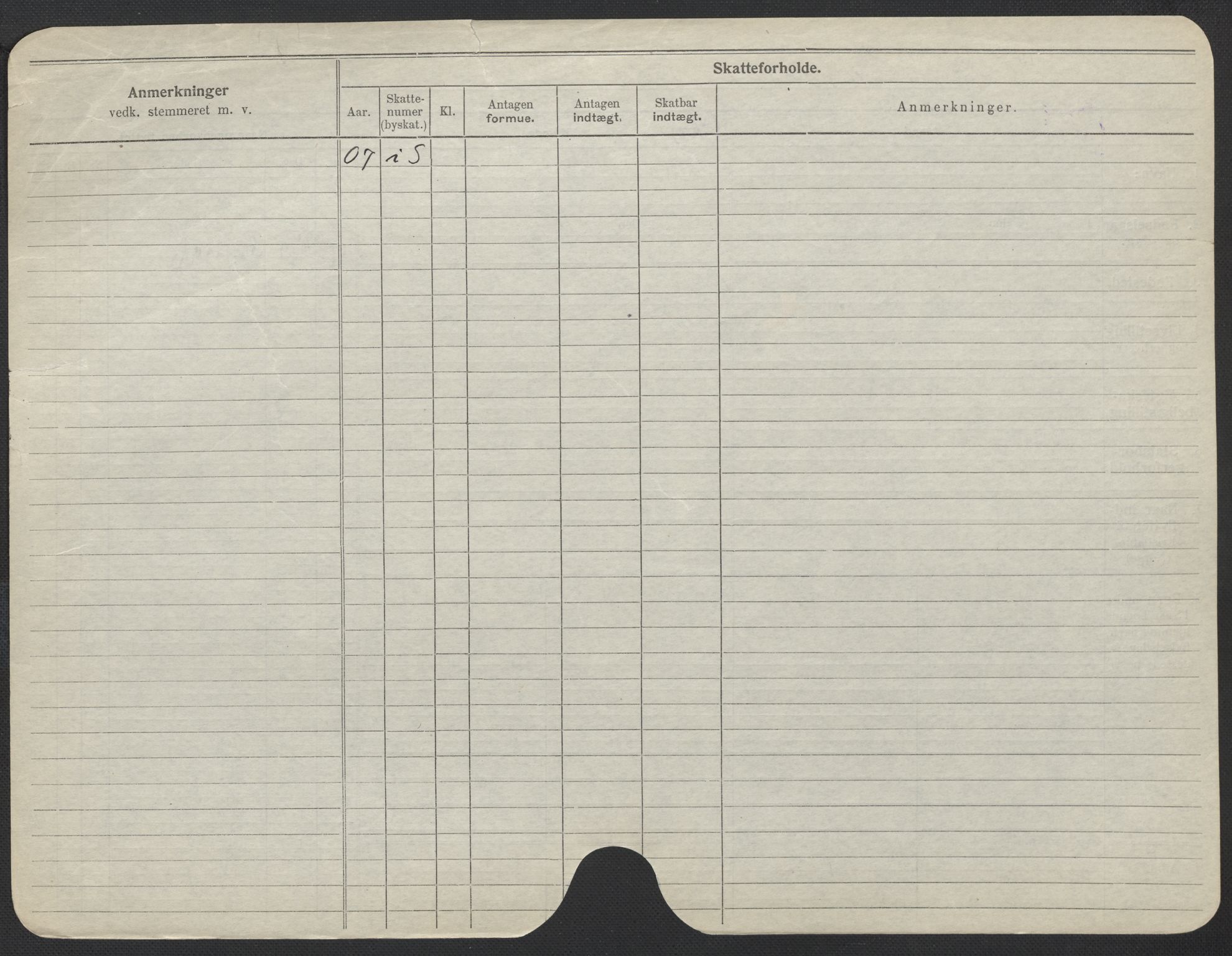 Oslo folkeregister, Registerkort, AV/SAO-A-11715/F/Fa/Fac/L0017: Kvinner, 1906-1914, s. 218b