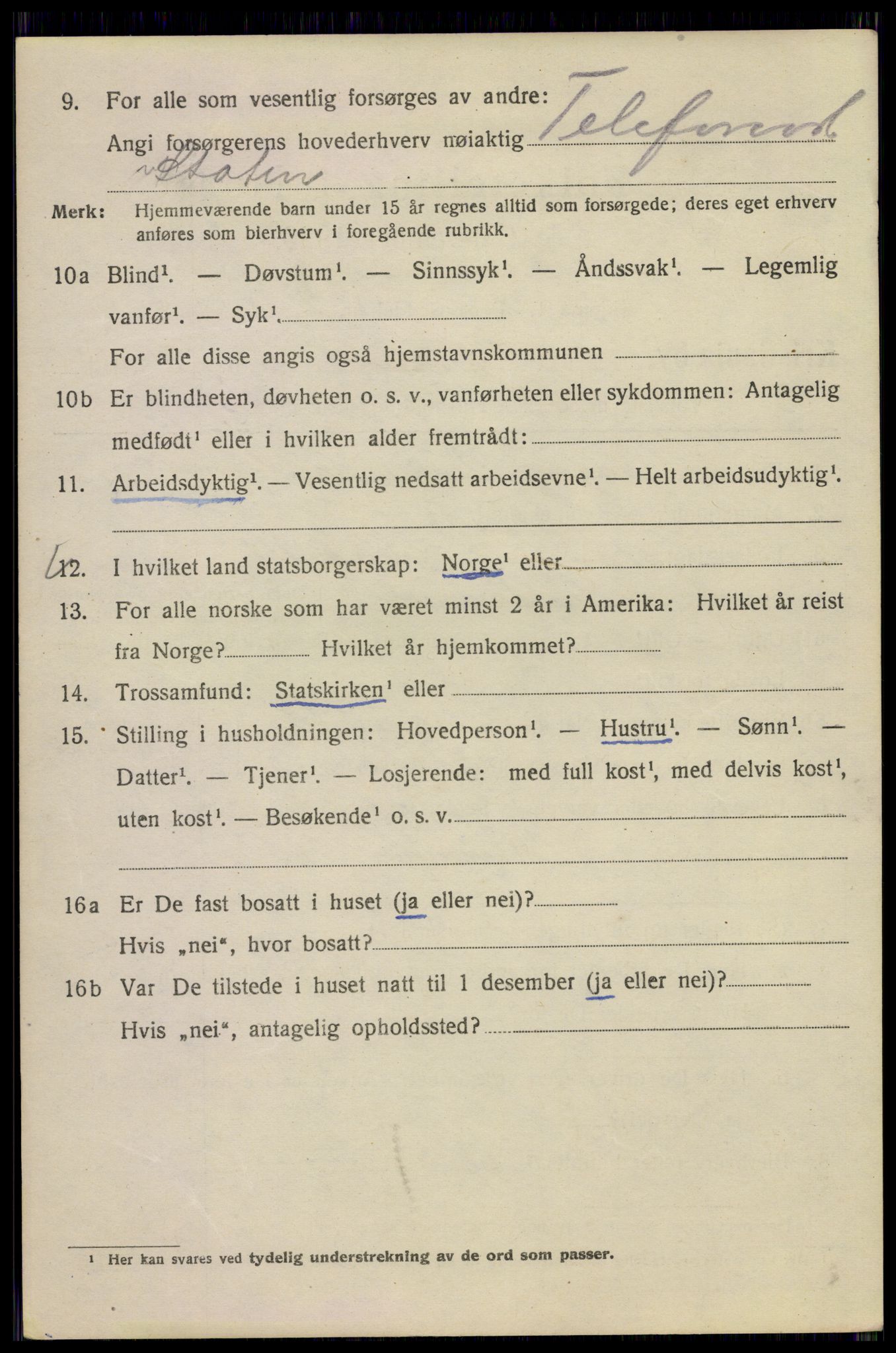 SAO, Folketelling 1920 for 0301 Kristiania kjøpstad, 1920, s. 605134