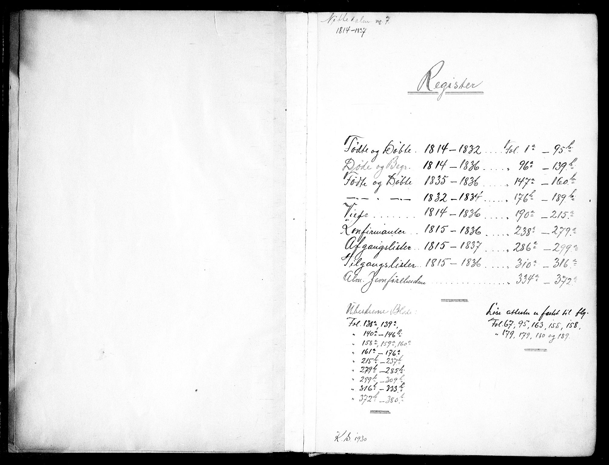 Nittedal prestekontor Kirkebøker, AV/SAO-A-10365a/F/Fa/L0003: Ministerialbok nr. I 3, 1814-1836