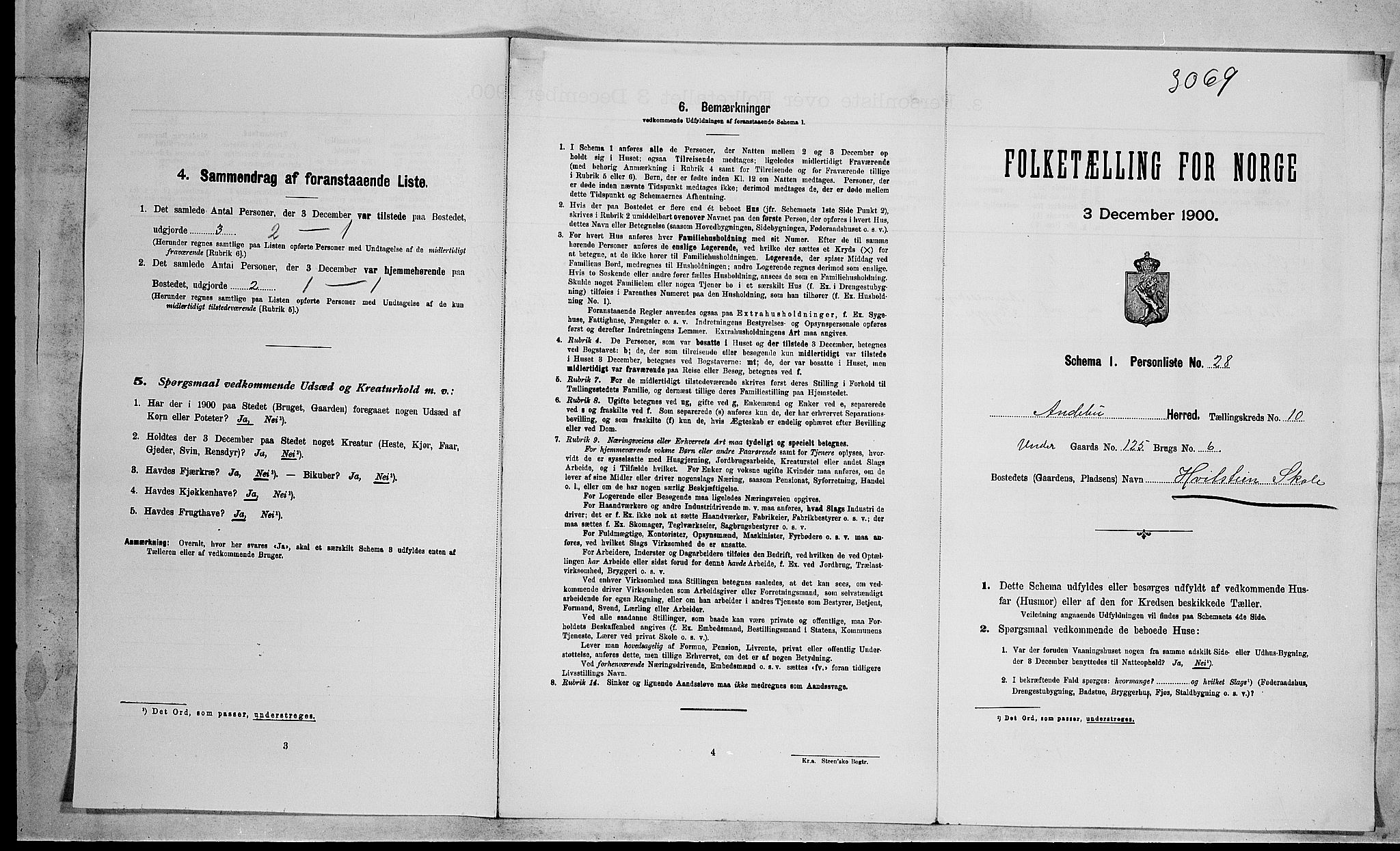 RA, Folketelling 1900 for 0719 Andebu herred, 1900, s. 985
