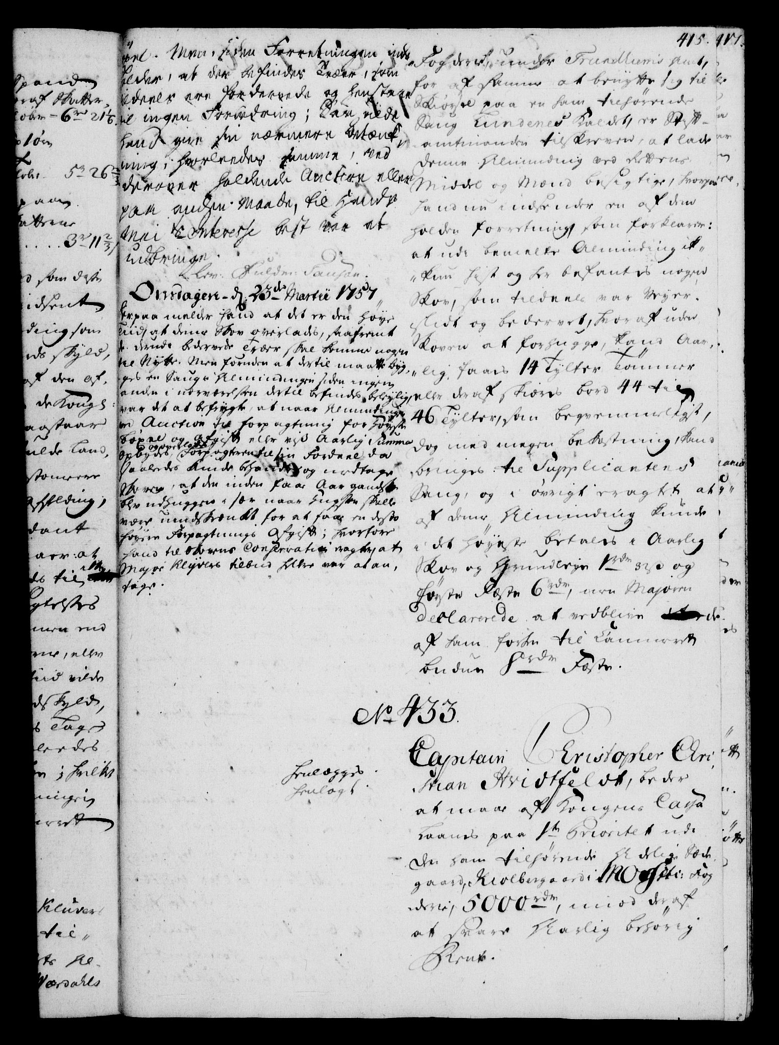 Rentekammeret, Kammerkanselliet, AV/RA-EA-3111/G/Gh/Gha/L0033: Norsk ekstraktmemorialprotokoll (merket RK 53.78), 1755-1756, s. 415