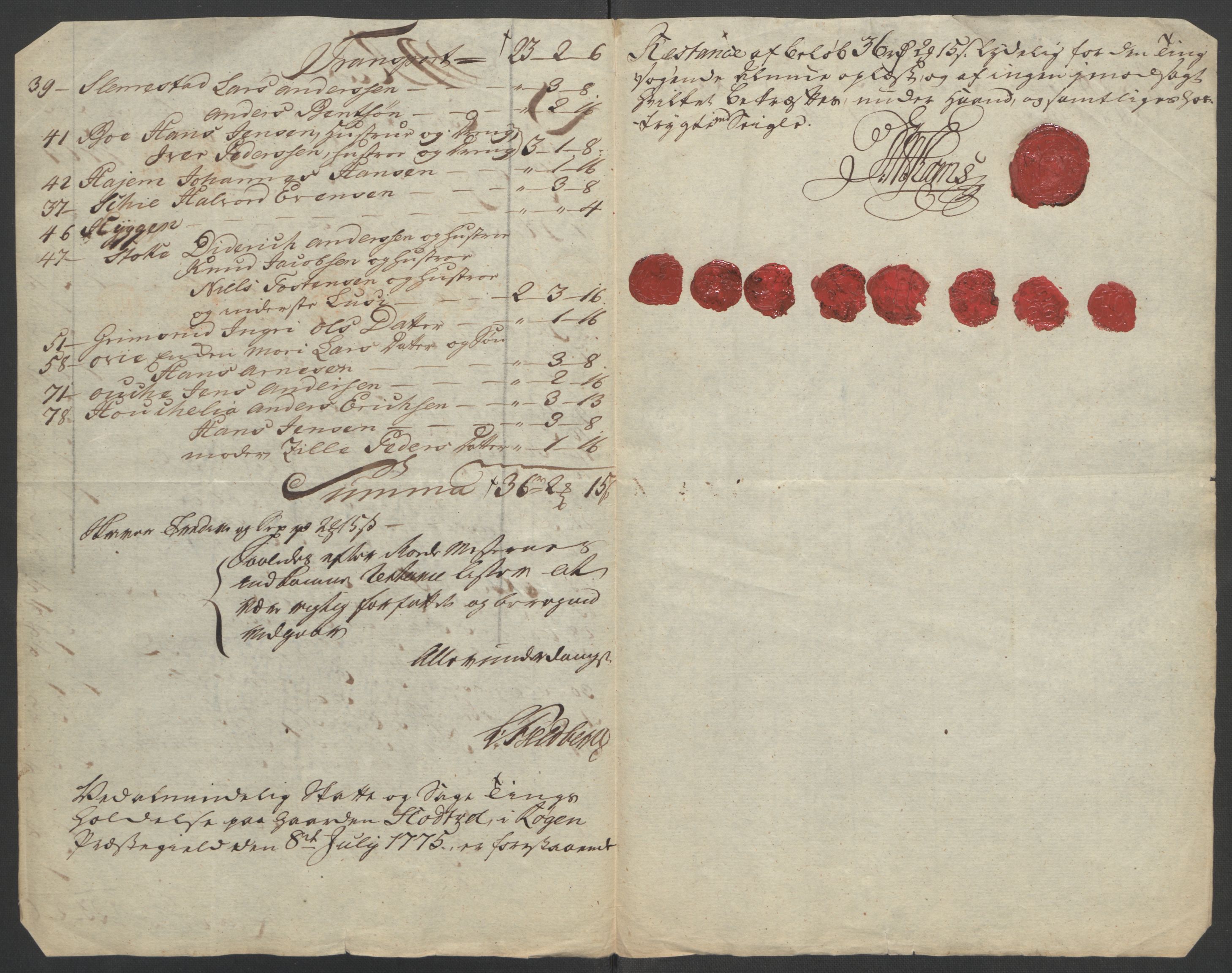 Rentekammeret inntil 1814, Reviderte regnskaper, Fogderegnskap, RA/EA-4092/R31/L1833: Ekstraskatten Hurum, Røyken, Eiker, Lier og Buskerud, 1762-1764, s. 293