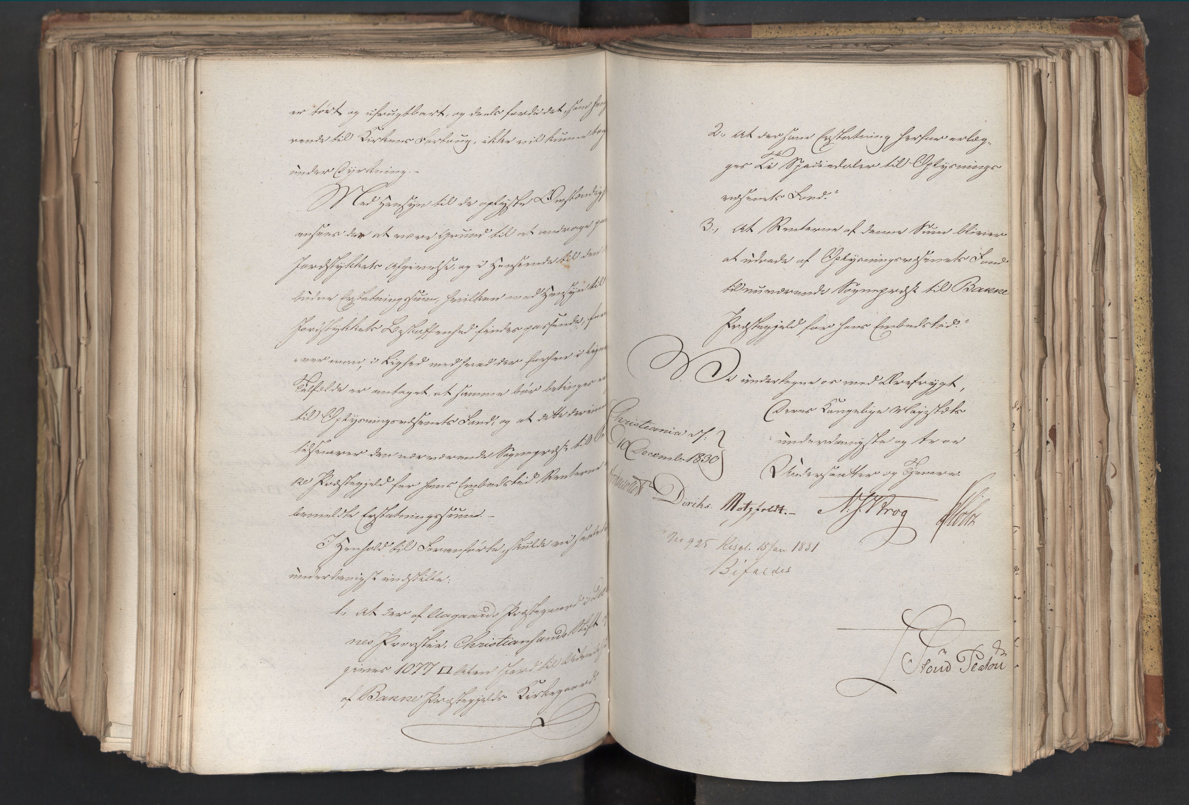 Statsrådsavdelingen i Stockholm, AV/RA-S-1003/D/Da/L0068: Regjeringsinnstillinger nr. 660-876, 1830, s. 525