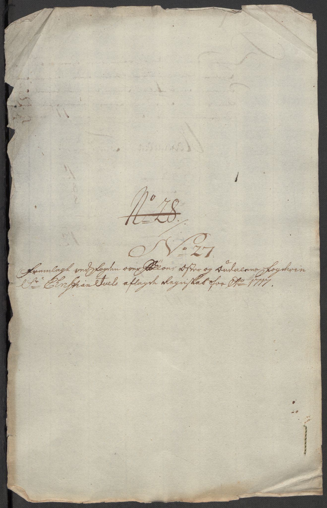 Rentekammeret inntil 1814, Reviderte regnskaper, Fogderegnskap, AV/RA-EA-4092/R13/L0856: Fogderegnskap Solør, Odal og Østerdal, 1717, s. 340