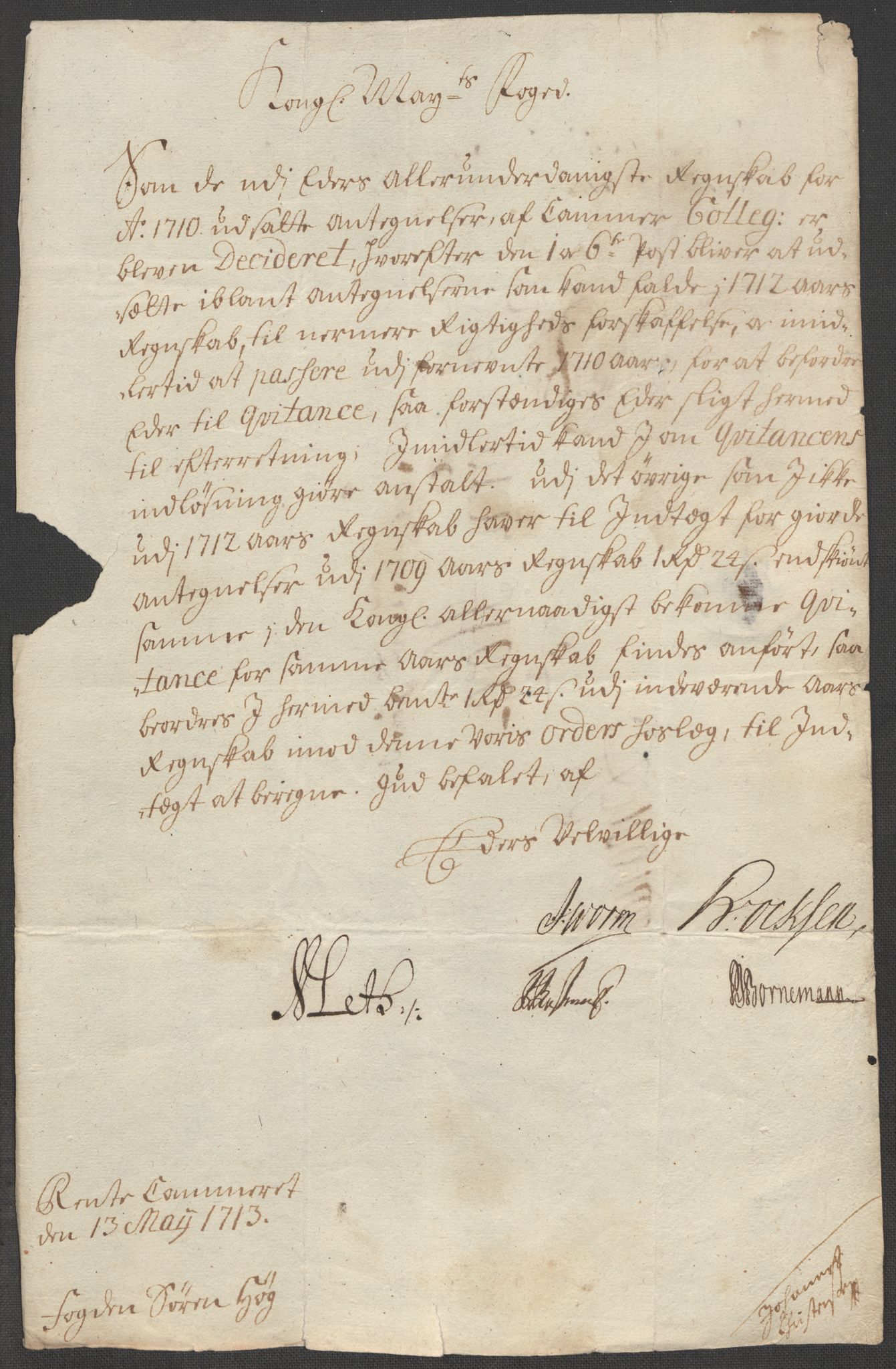 Rentekammeret inntil 1814, Reviderte regnskaper, Fogderegnskap, RA/EA-4092/R31/L1708: Fogderegnskap Hurum, Røyken, Eiker, Lier og Buskerud, 1713, s. 354