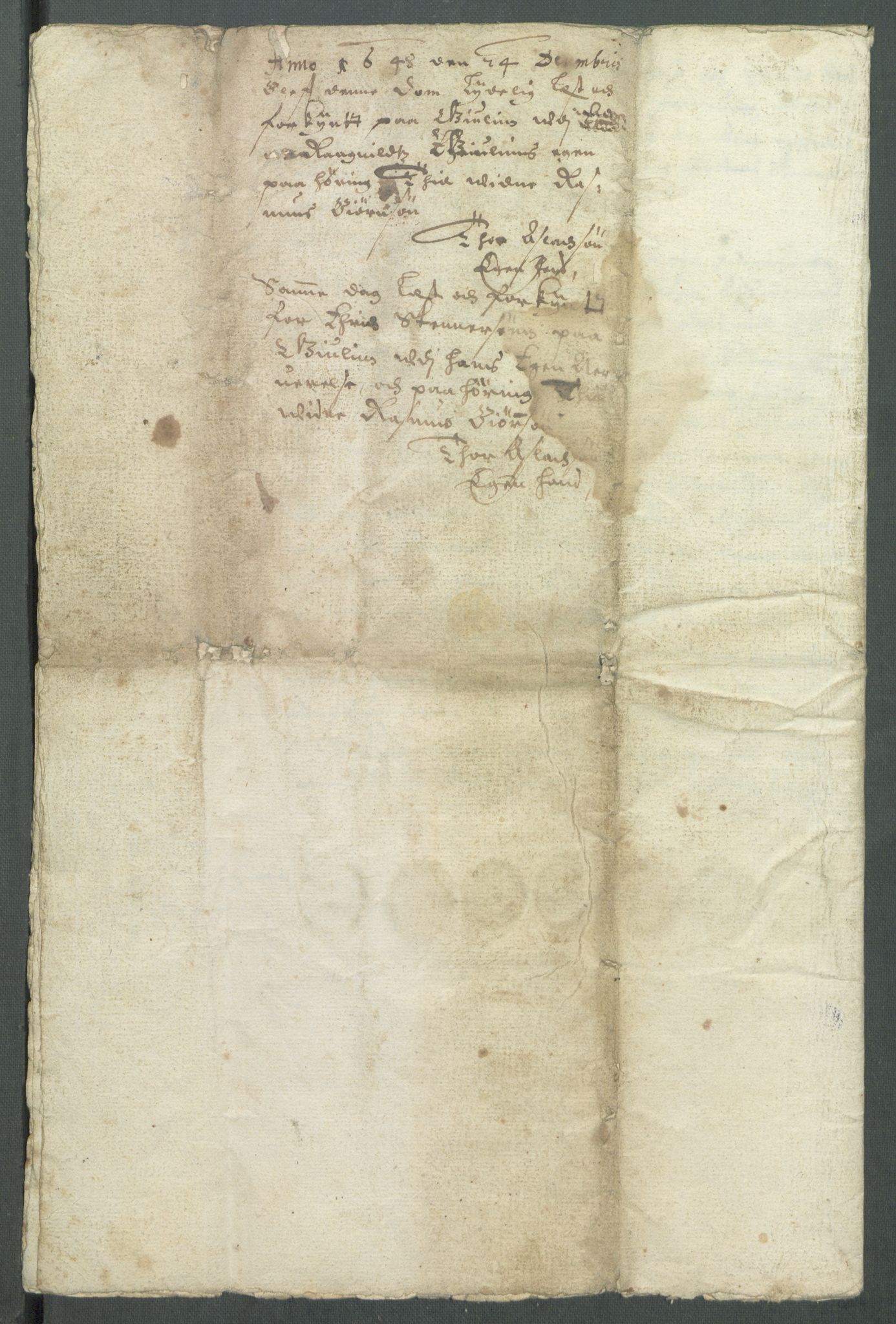 Riksarkivets diplomsamling, AV/RA-EA-5965/F02/L0161: Dokumenter, 1648, s. 116