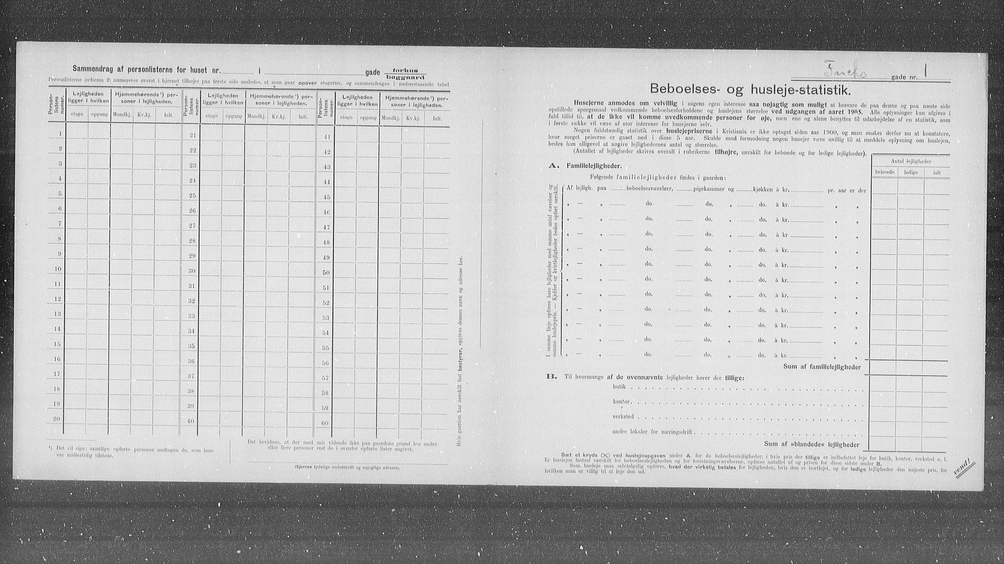 OBA, Kommunal folketelling 31.12.1905 for Kristiania kjøpstad, 1905, s. 13832