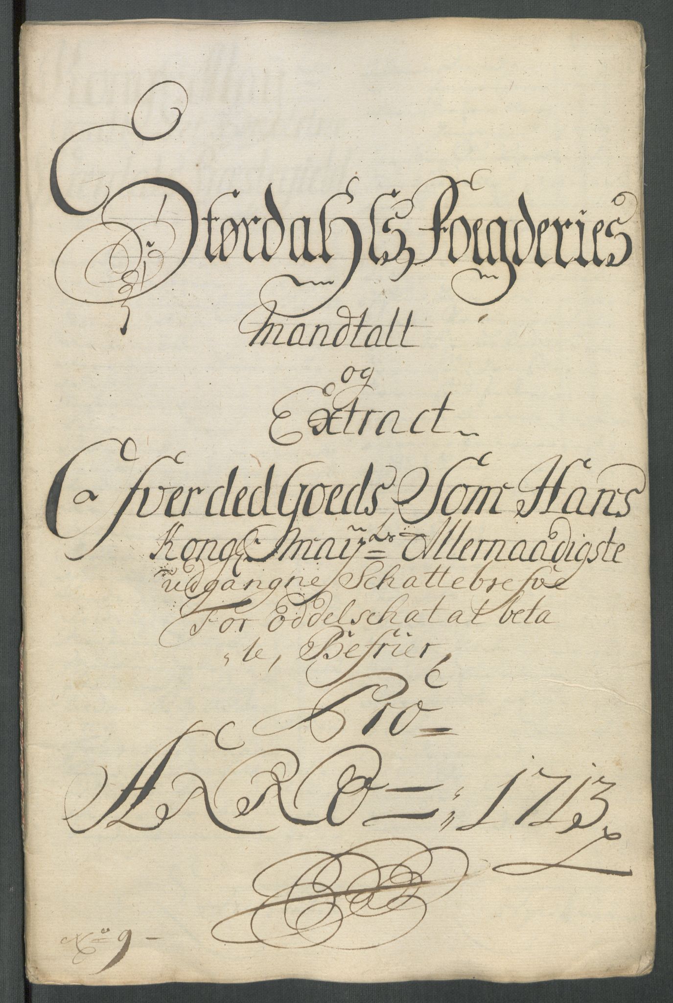 Rentekammeret inntil 1814, Reviderte regnskaper, Fogderegnskap, RA/EA-4092/R62/L4203: Fogderegnskap Stjørdal og Verdal, 1713, s. 271