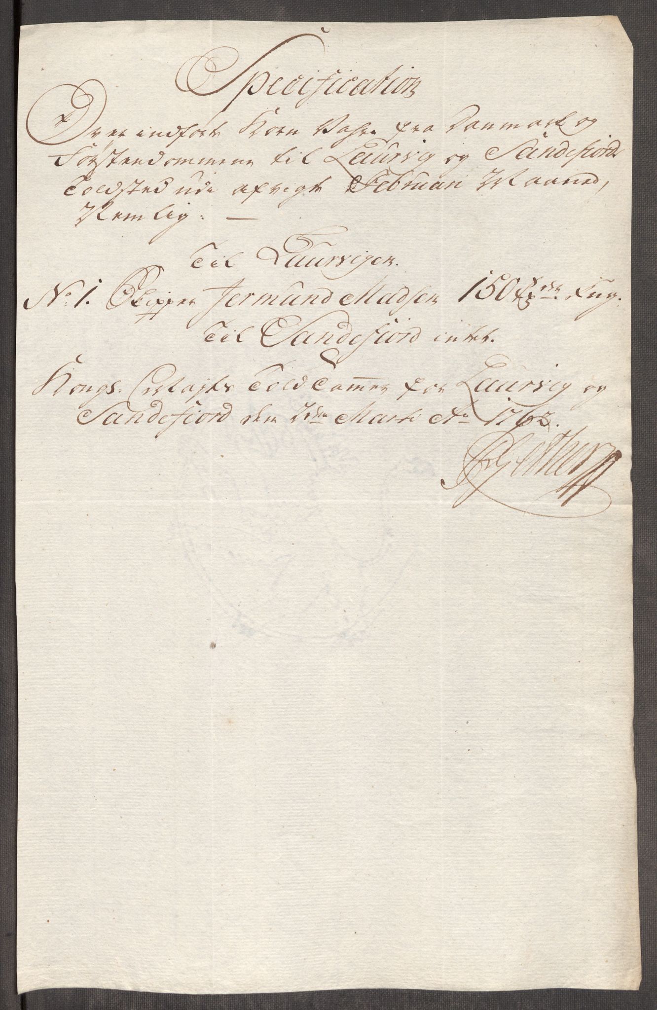 Rentekammeret inntil 1814, Realistisk ordnet avdeling, AV/RA-EA-4070/Oe/L0007: [Ø1]: Priskuranter, 1761-1763, s. 422