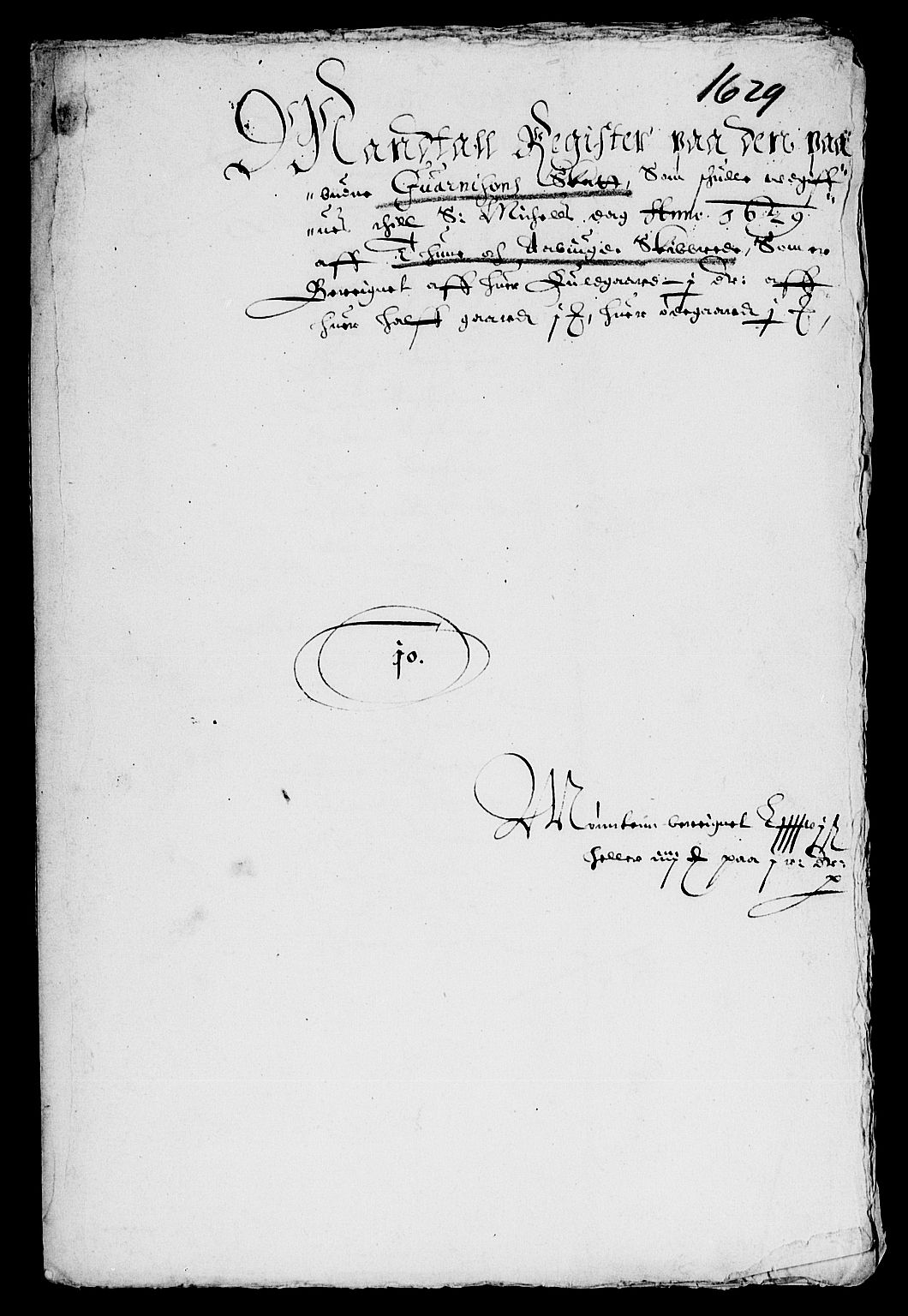 Rentekammeret inntil 1814, Reviderte regnskaper, Lensregnskaper, AV/RA-EA-5023/R/Rb/Rba/L0098: Akershus len, 1629-1630