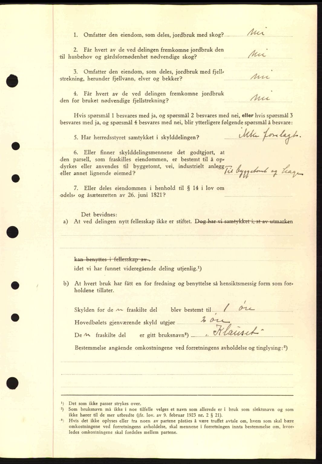 Nordre Sunnmøre sorenskriveri, AV/SAT-A-0006/1/2/2C/2Ca: Pantebok nr. A10, 1940-1941, Dagboknr: 1730/1940