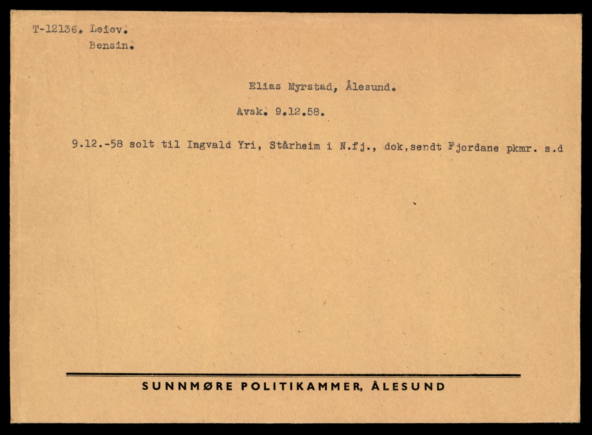 Møre og Romsdal vegkontor - Ålesund trafikkstasjon, AV/SAT-A-4099/F/Fe/L0032: Registreringskort for kjøretøy T 11997 - T 12149, 1927-1998, s. 3423