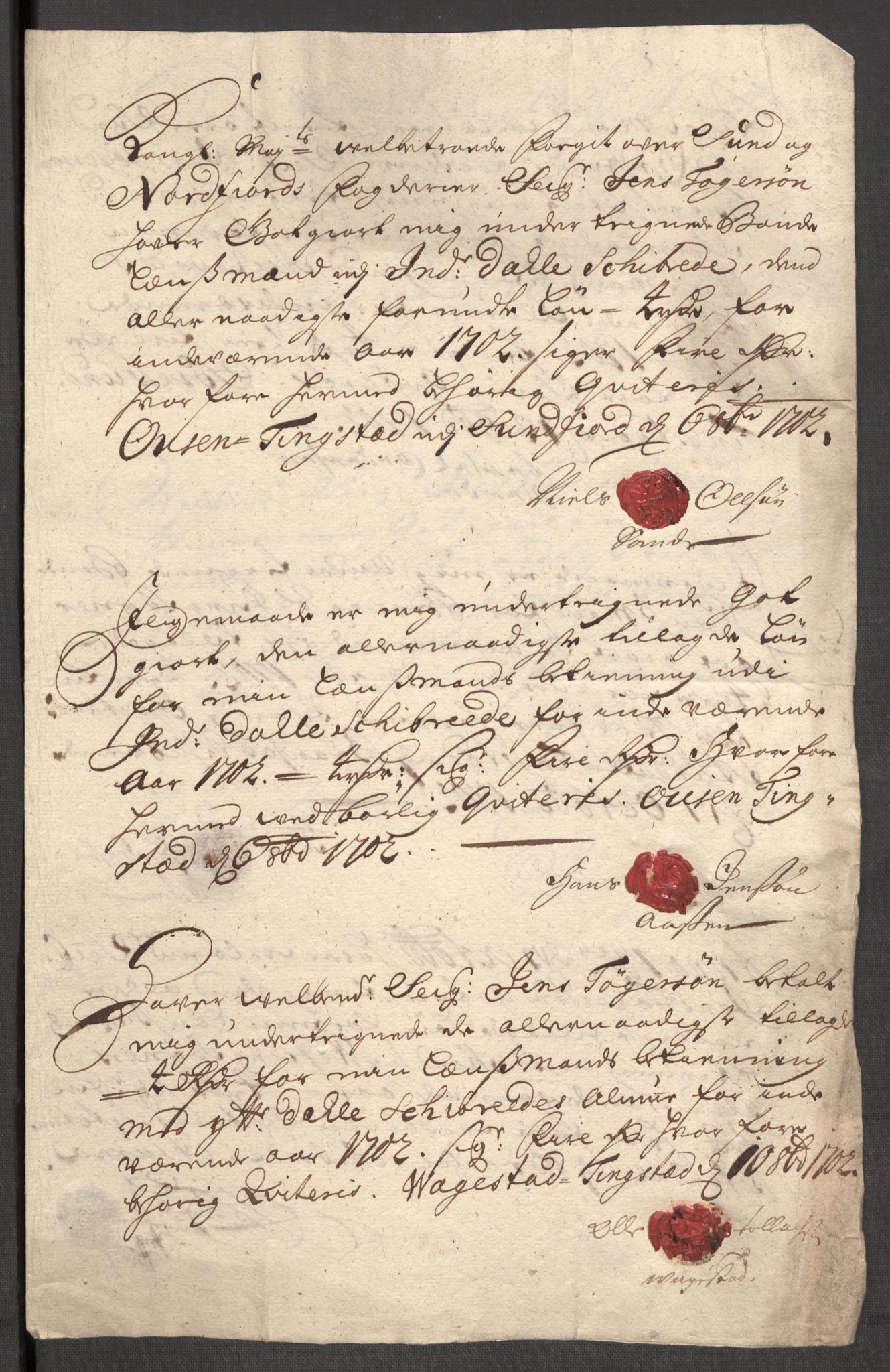 Rentekammeret inntil 1814, Reviderte regnskaper, Fogderegnskap, AV/RA-EA-4092/R53/L3426: Fogderegnskap Sunn- og Nordfjord, 1702, s. 219