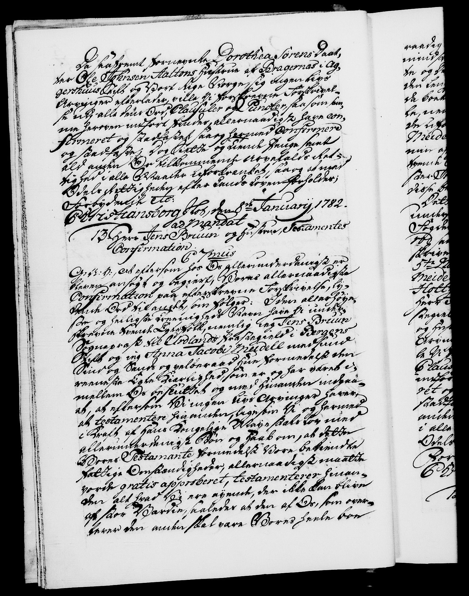 Danske Kanselli 1572-1799, AV/RA-EA-3023/F/Fc/Fca/Fcaa/L0048: Norske registre, 1779-1781, s. 5b