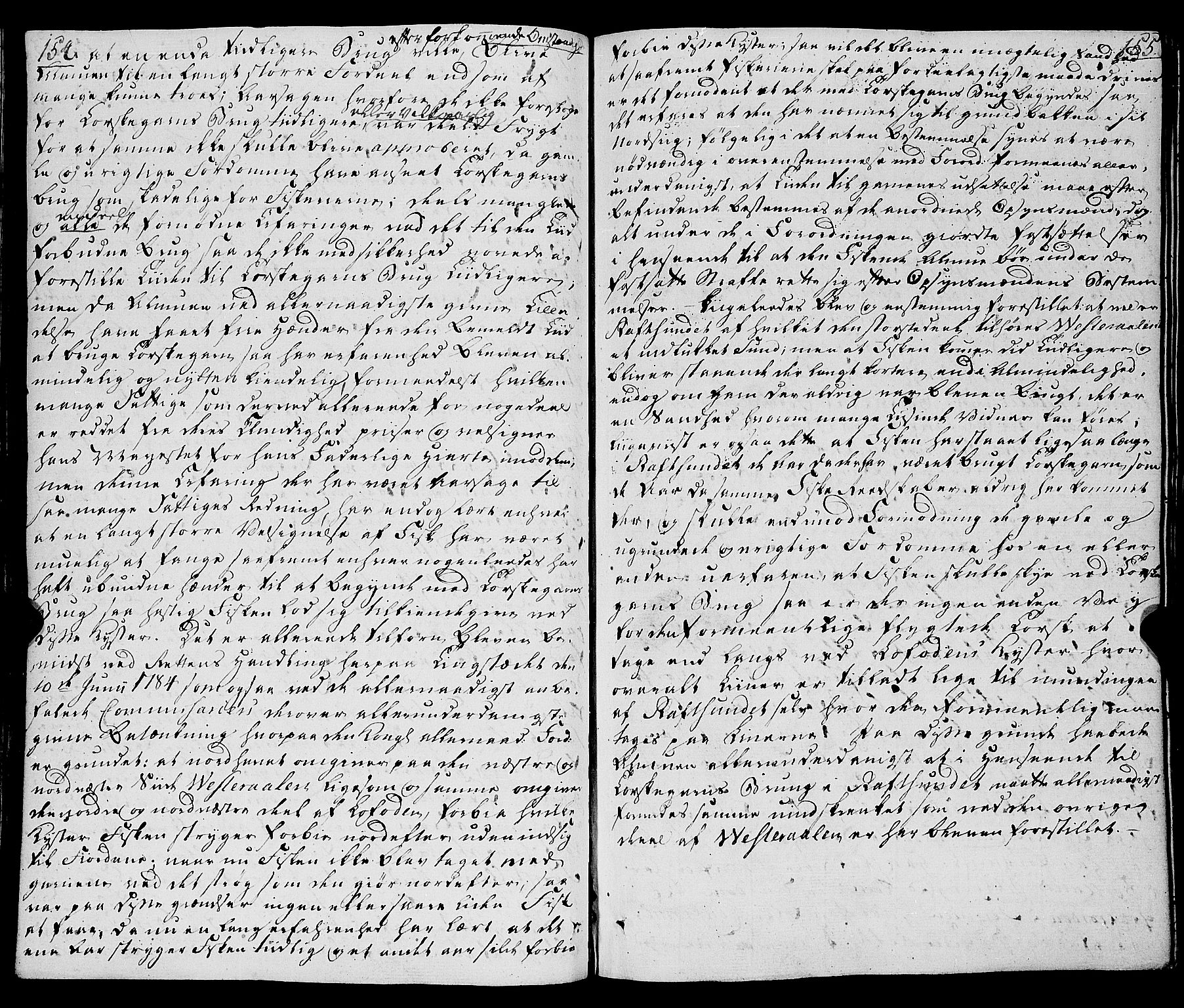 Vesterålen sorenskriveri, SAT/A-4180/1/1/1A/L0010: Tingbok, 1786-1790, s. 154-155