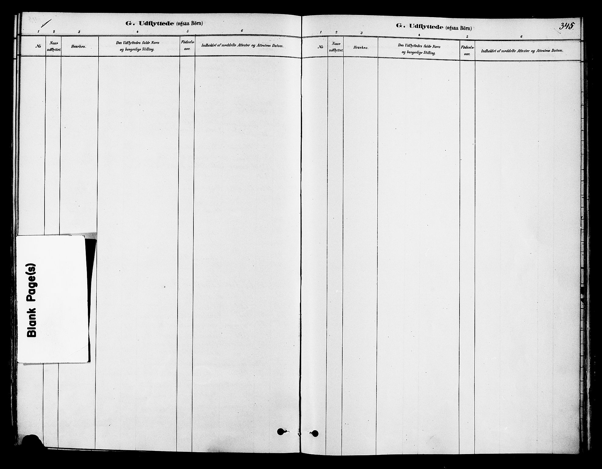 Ringsaker prestekontor, AV/SAH-PREST-014/K/Ka/L0012: Ministerialbok nr. 12, 1879-1890, s. 345