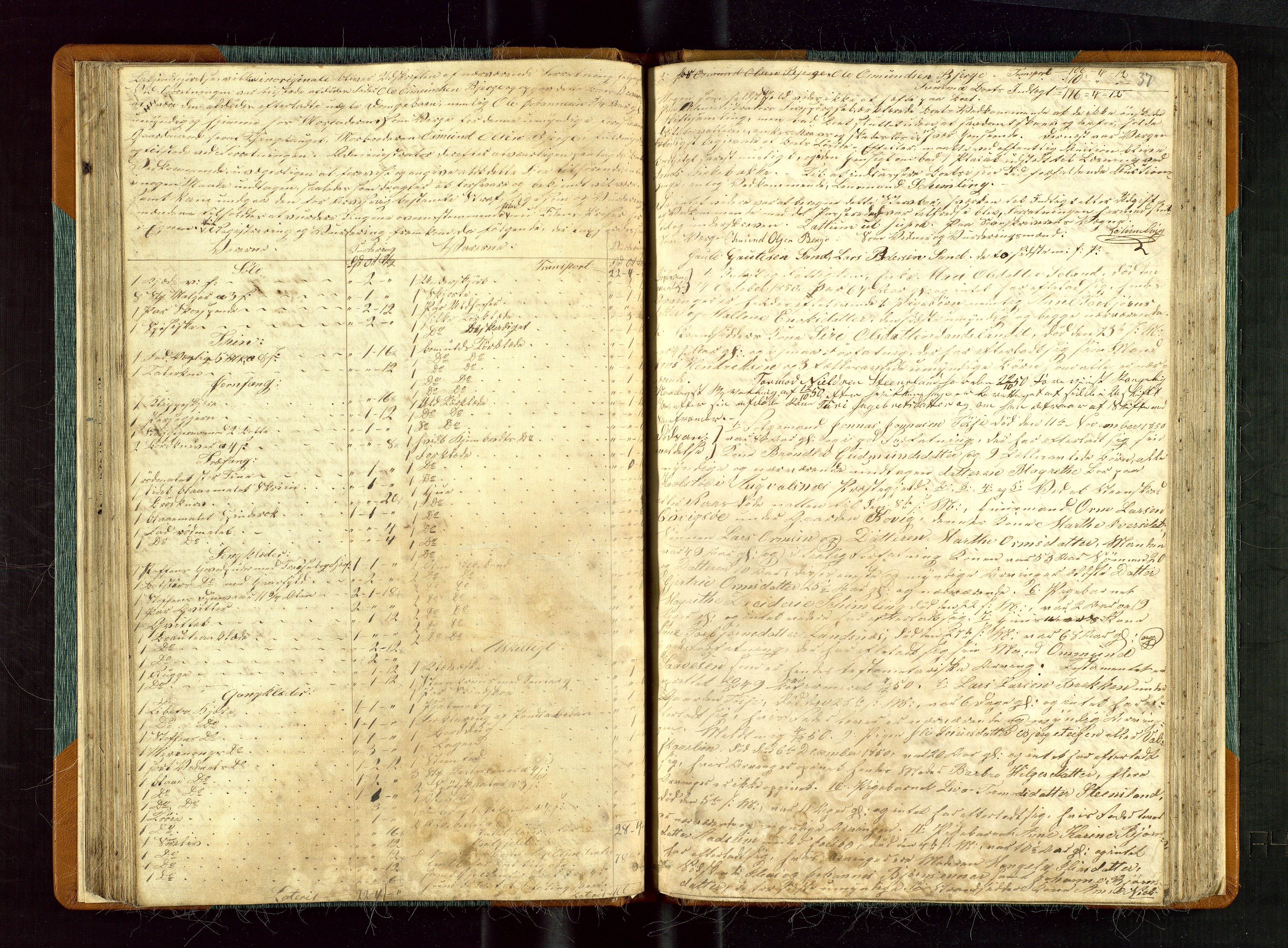 Ryfylke tingrett, AV/SAST-A-100055/001/IV/IVE/L0002: Skifteregistreringsprotokoll Jelsa, 1848-1856, s. 37