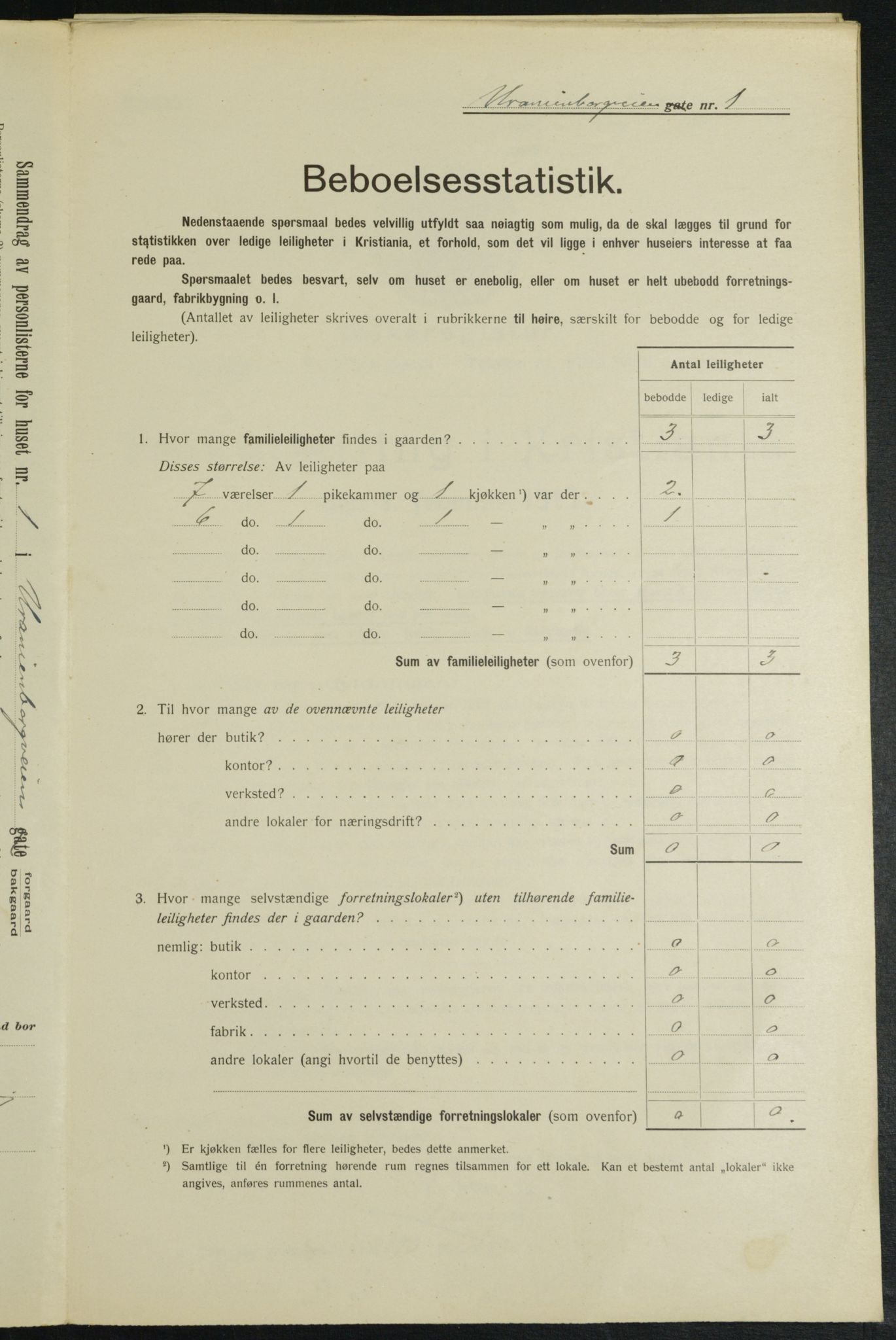 OBA, Kommunal folketelling 1.2.1913 for Kristiania, 1913, s. 120272