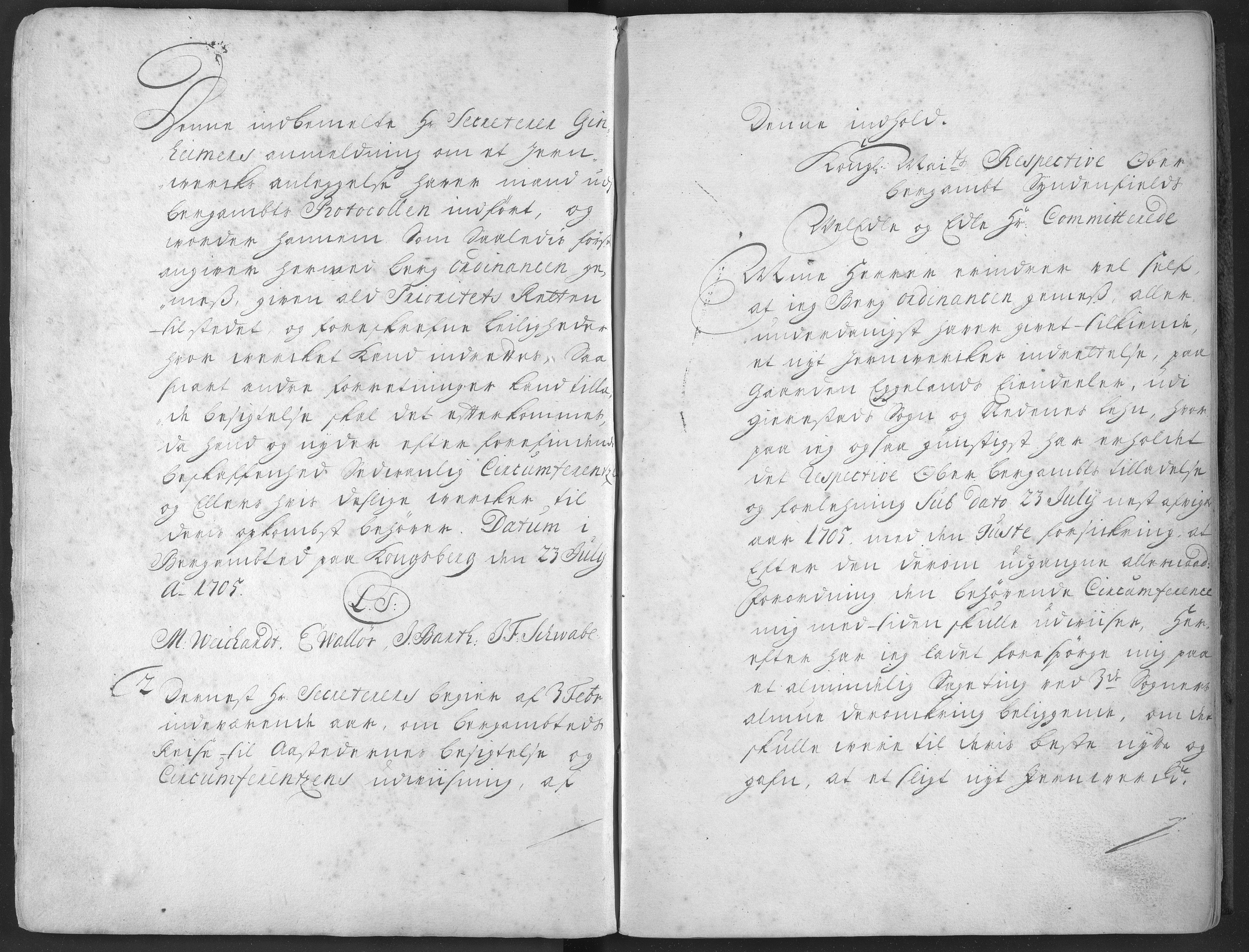 Egelands Jernverk, AAKS/PA-1907/01/L0001: Privilegier for Egelands Jernverk, 1706-1707