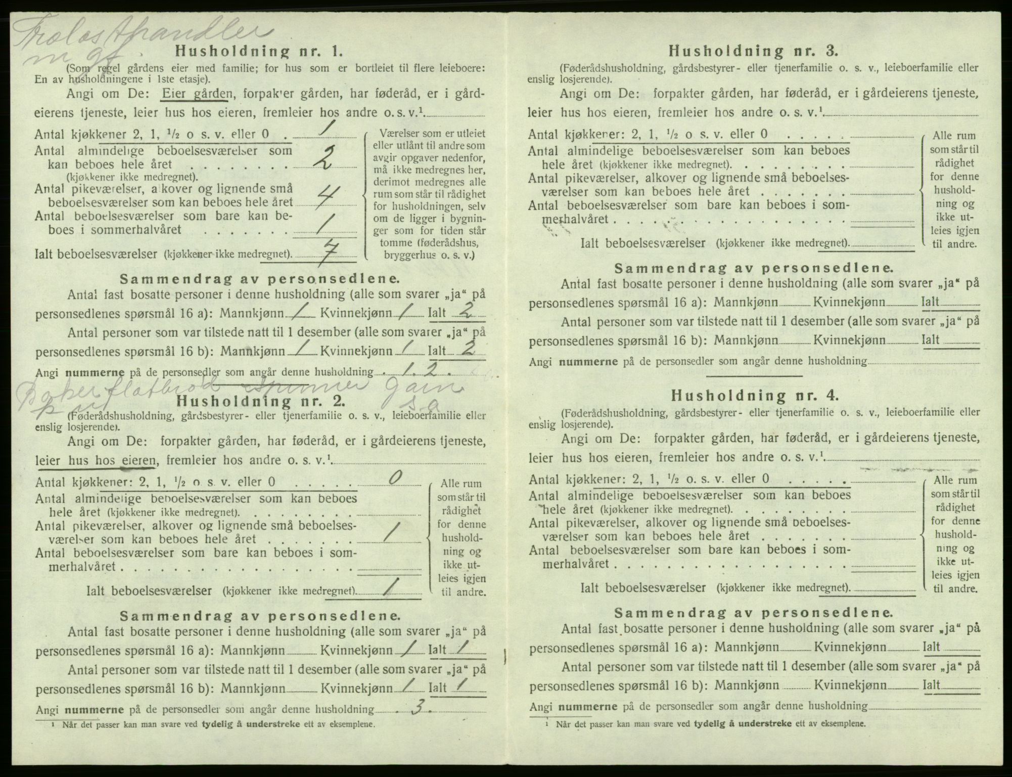 SAB, Folketelling 1920 for 1238 Kvam herred, 1920, s. 550